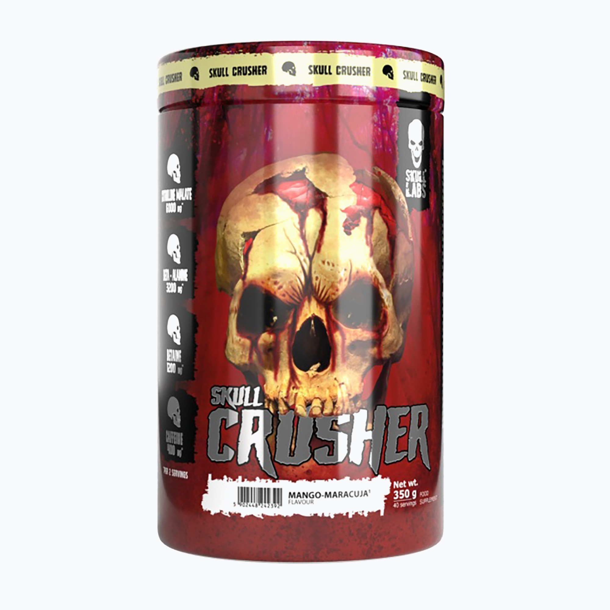 Fitness Authority Skull Labs Skull Crusher pred tréningom 350 g citrus/broskyňa (Skull Labs Skull Crusher SL-SLP000178R1.1)