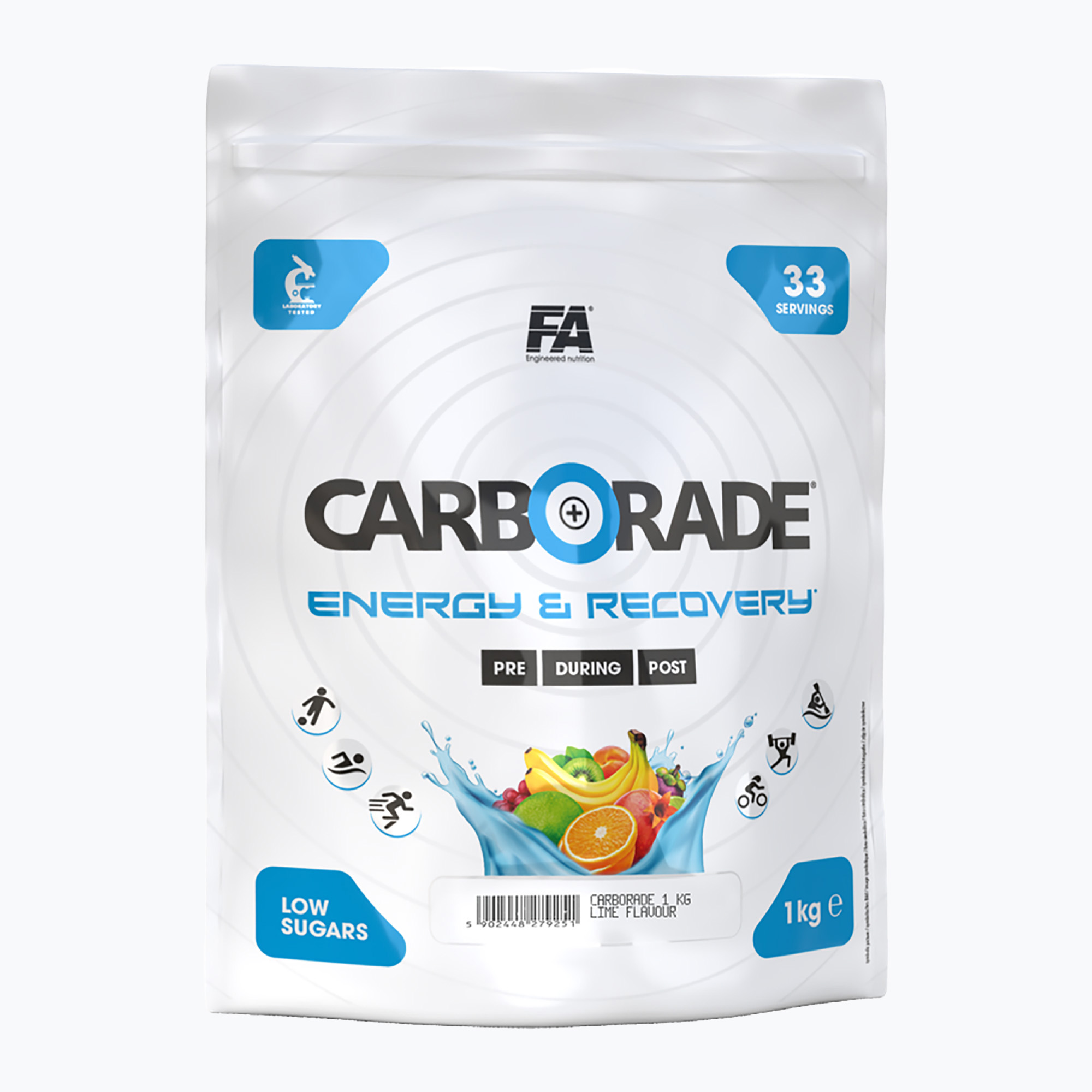 Sacharidy Fitness Authority Carborade 1 kg citrón (Carborade FA-CLP000047)