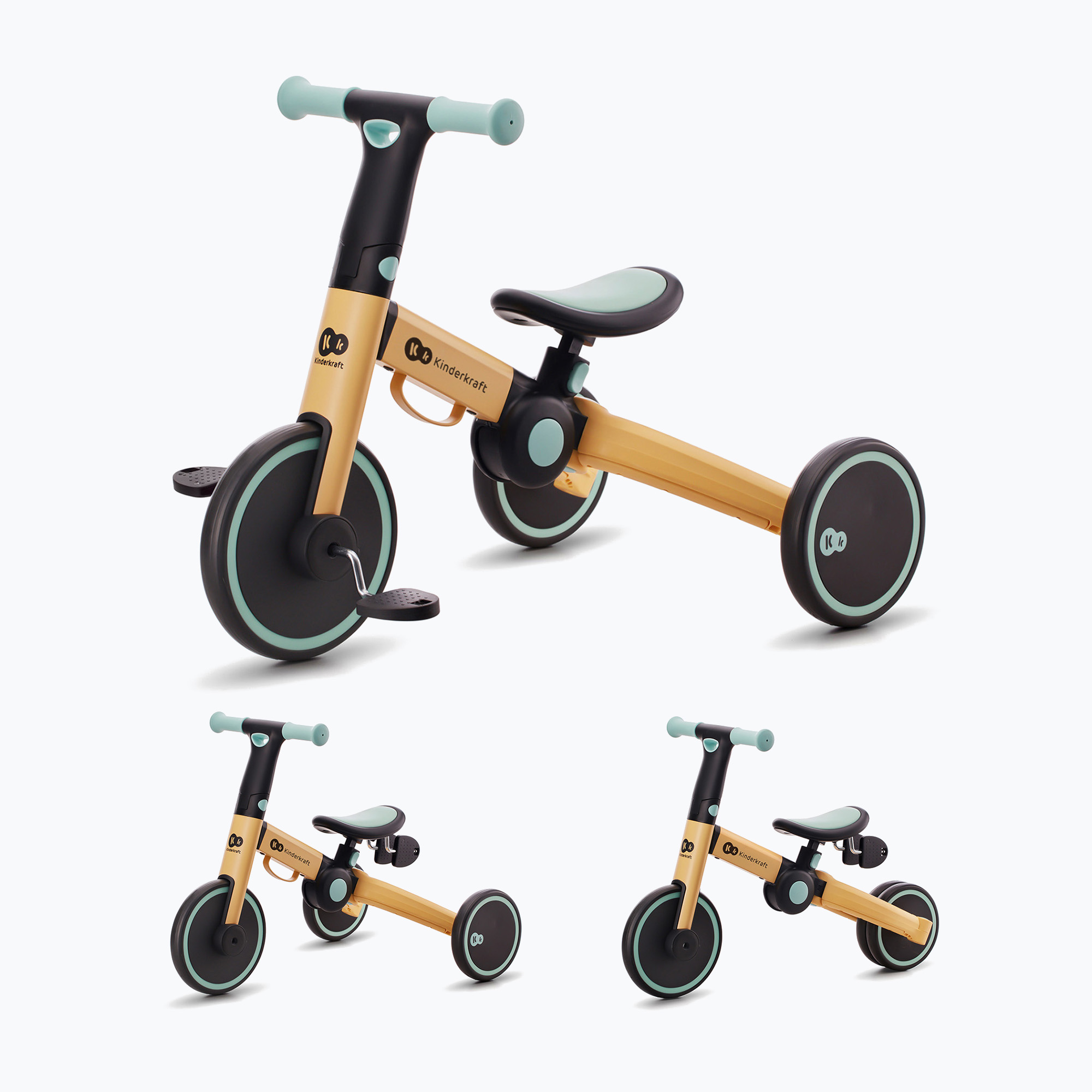 Trojkolka Kinderkraft 4TRIKE modrá (4TRIKE KR4TRI22BLU0000)