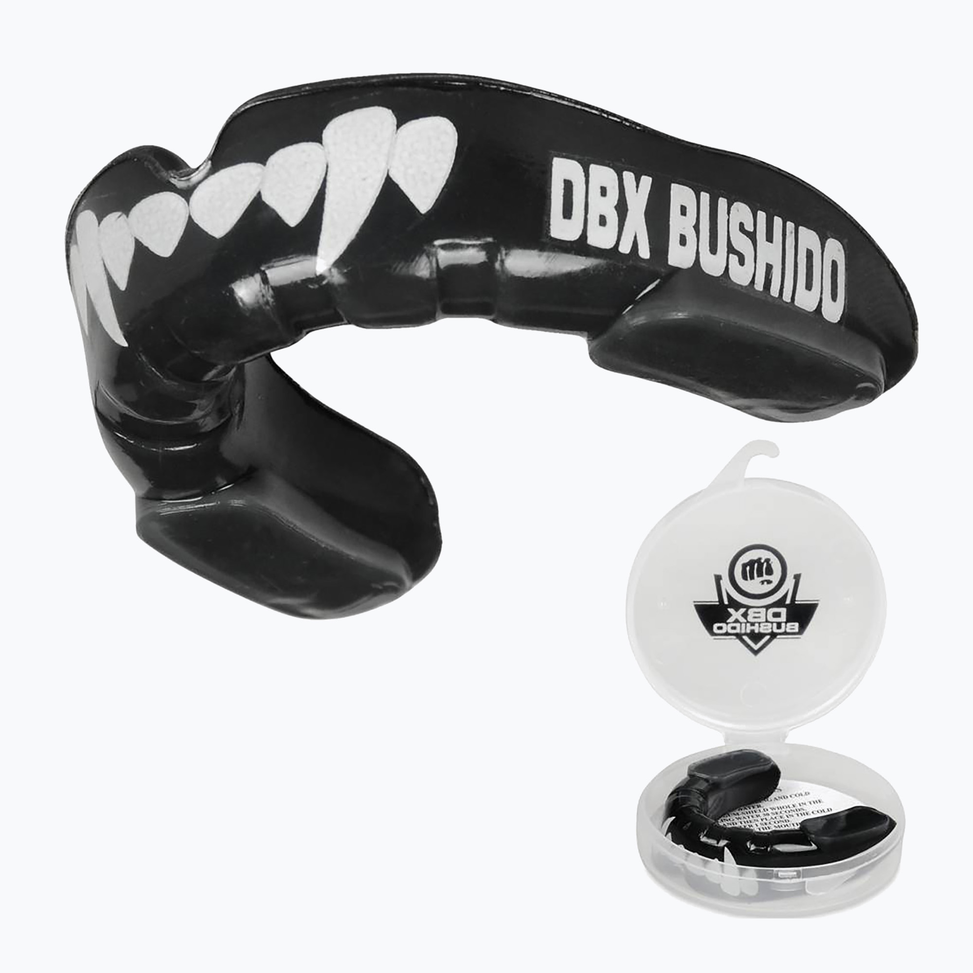DBX BUSHIDO GelTech čiernobiely chránič čeľuste MG-2 + krabica (GelTech MG-2)