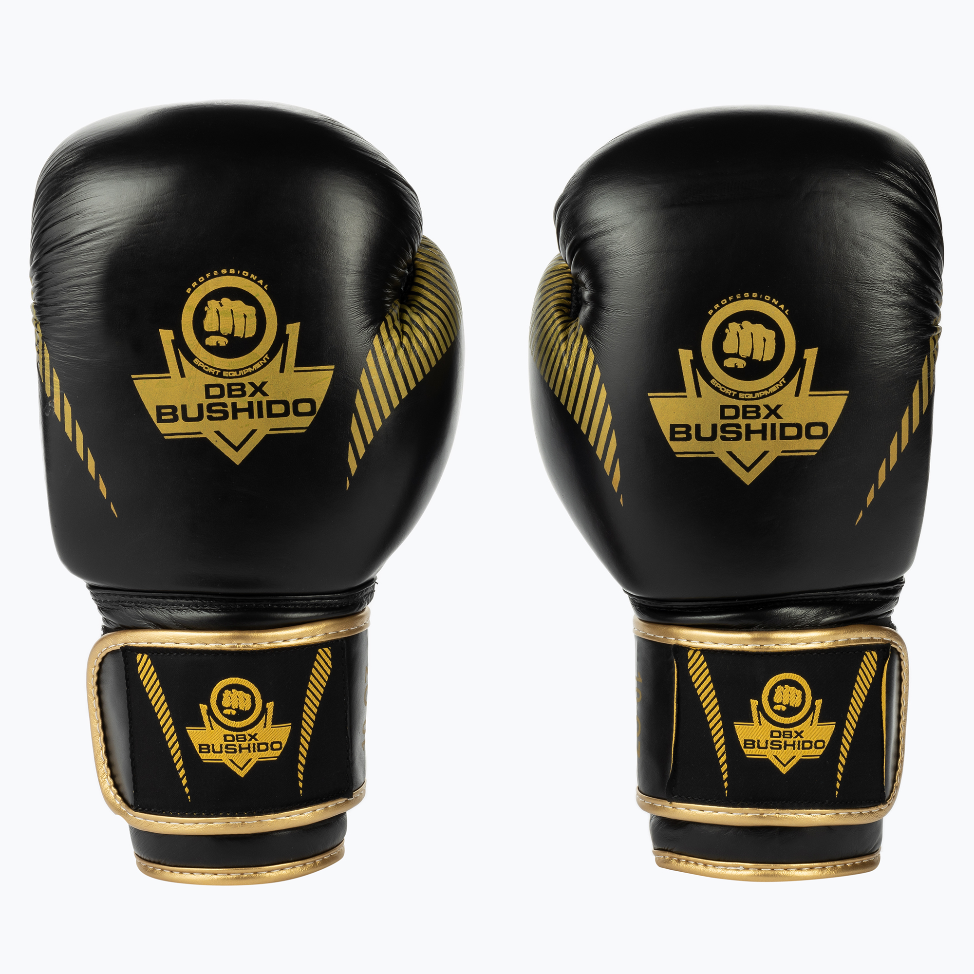 Boxerské rukavice Bushido z prírodnej kože čierne B-2v13