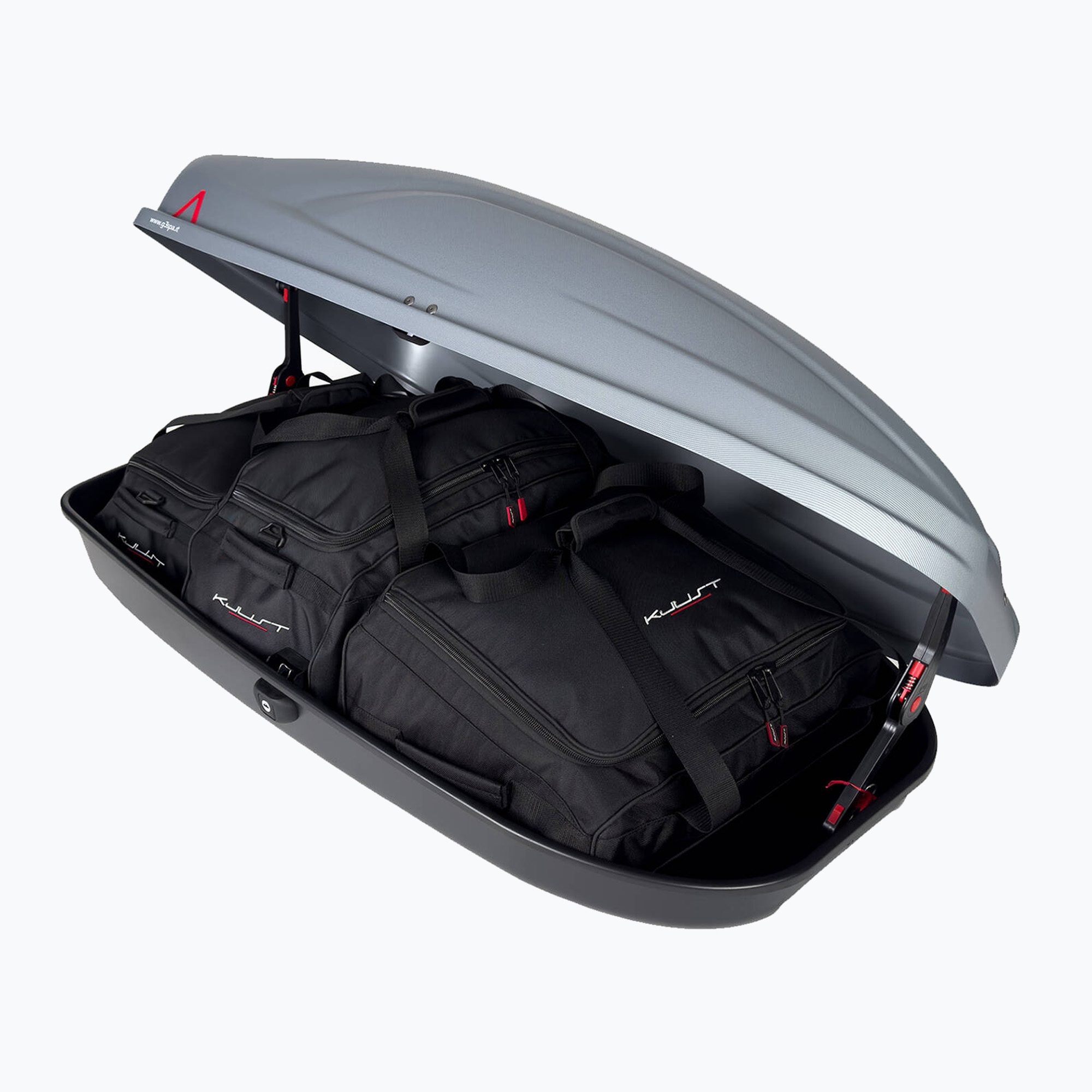 Sada tašiek do strešného boxu KJUST G3 Absolute 320 3 ks čierna (G3 Absolute 320 13142)