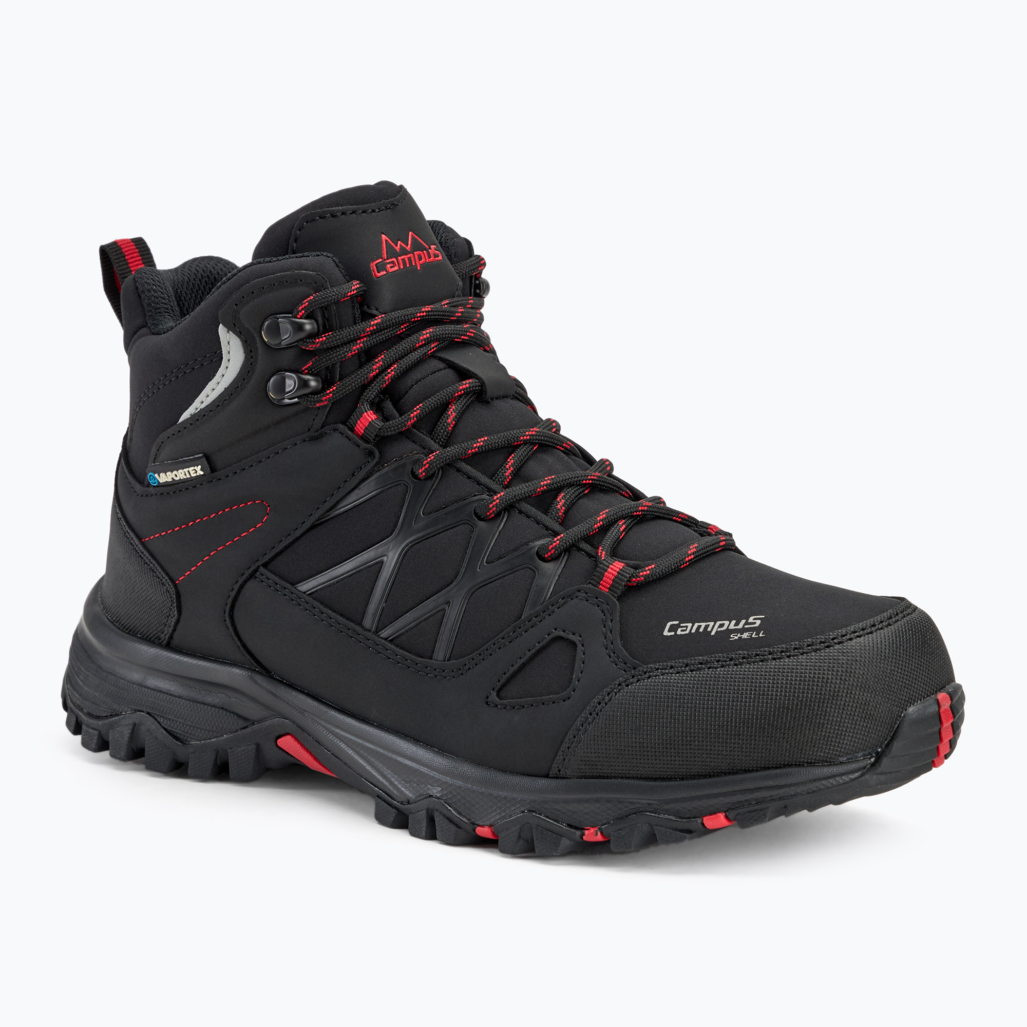 Pánske trekové topánky CampuS Rimo High 2.0 black / red (Rimo High 2.0 CM0102324260)