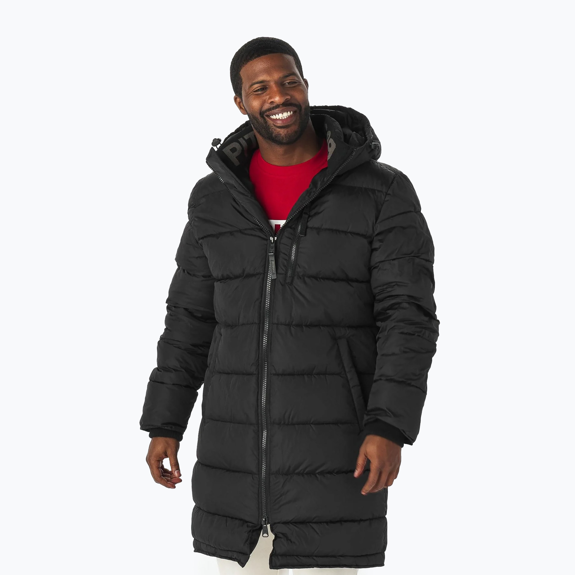 Pánska páperová bunda Pitbull West Coast Starwood Hooded Parka black