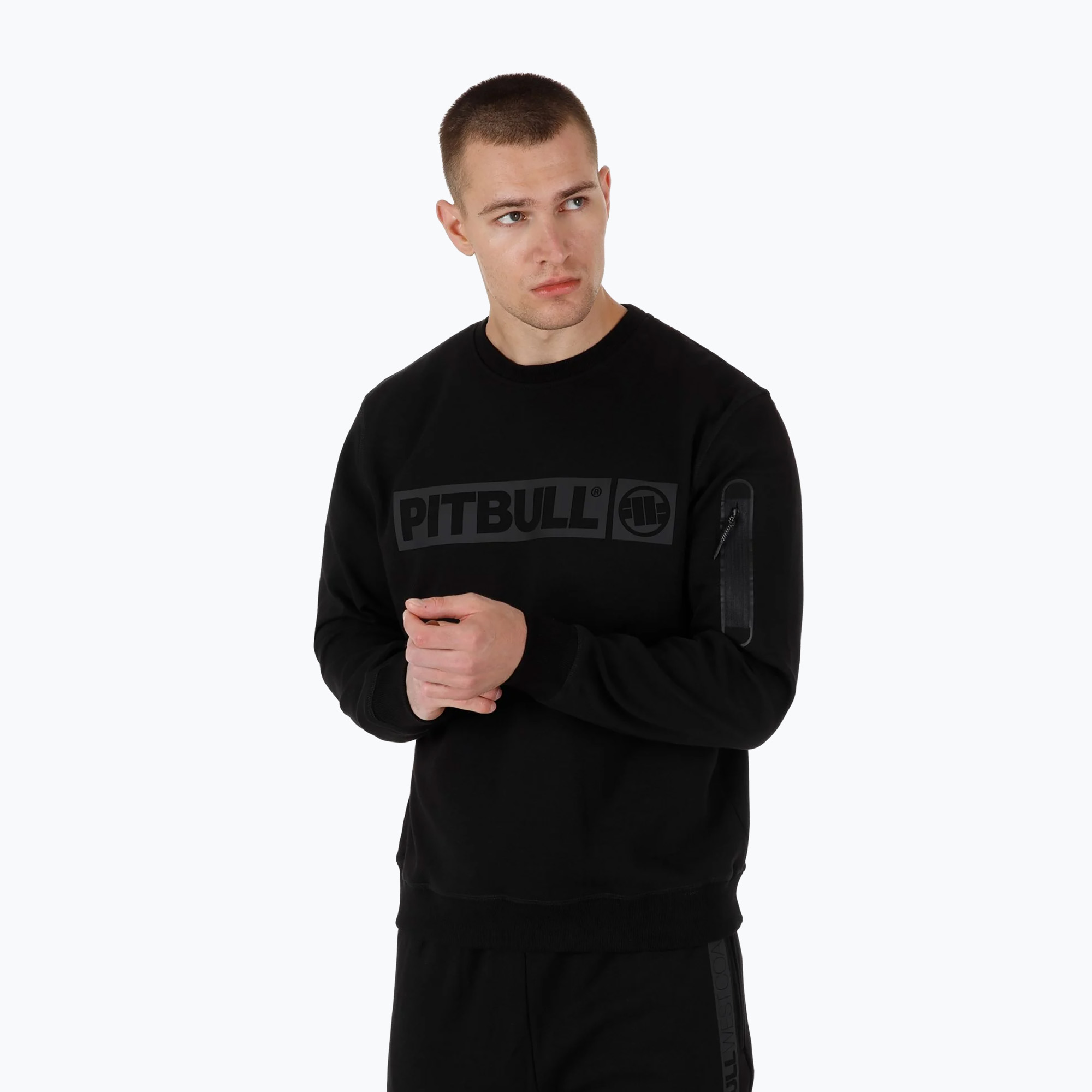 Pánska mikina Pitbull Beyer Crewneck black (Beyer Crewneck 113003900001)