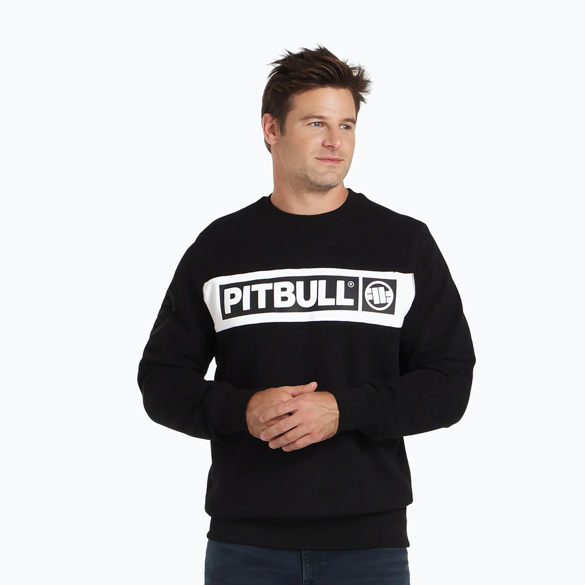 Pánska mikina Pitbull Sherwood Crewneck black (Sherwood Crewneck 113024900004)