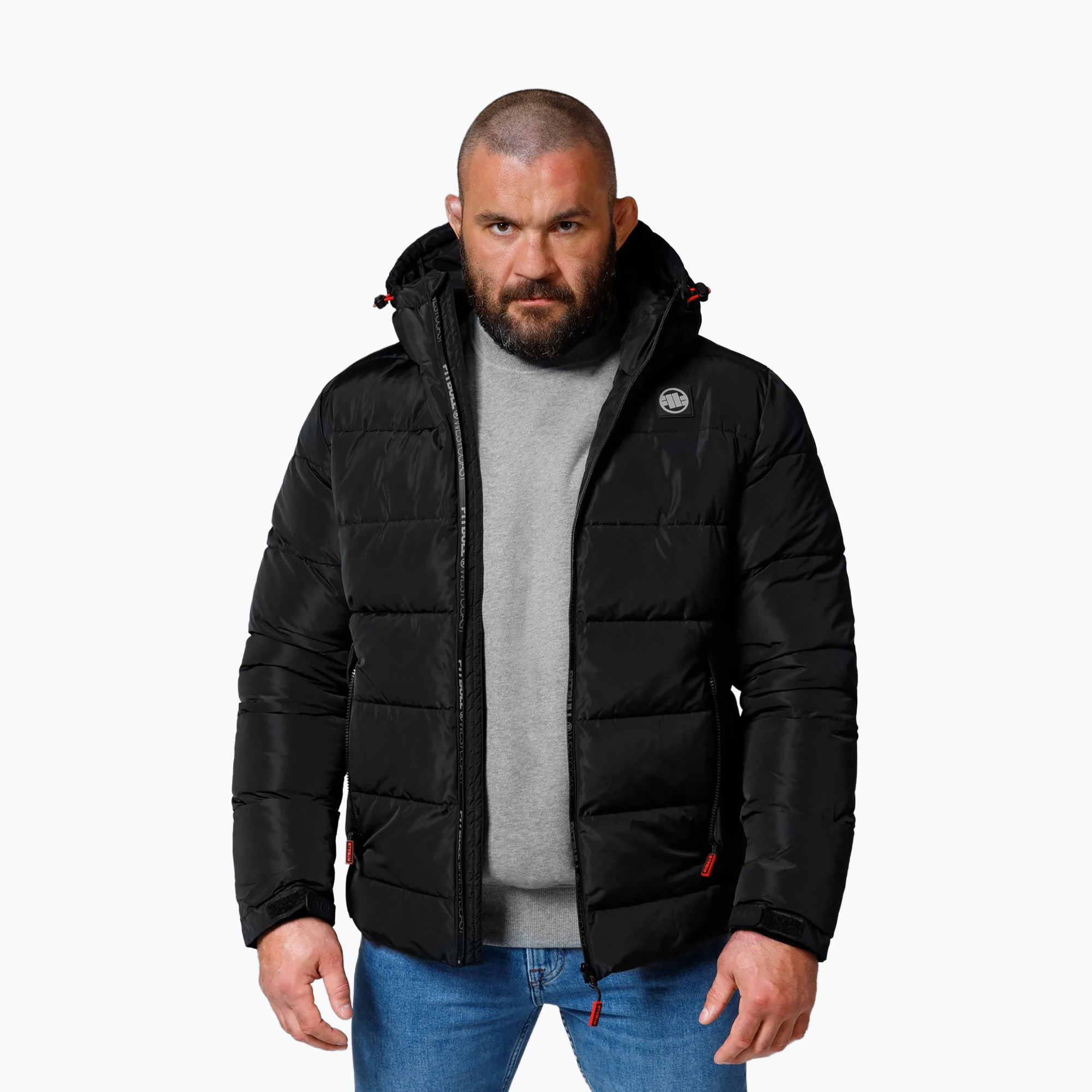 Pánska zimná bunda Pitbull West Coast Airway 5 Padded Hooded black (Airway 5 Padded Hooded 523032900003)