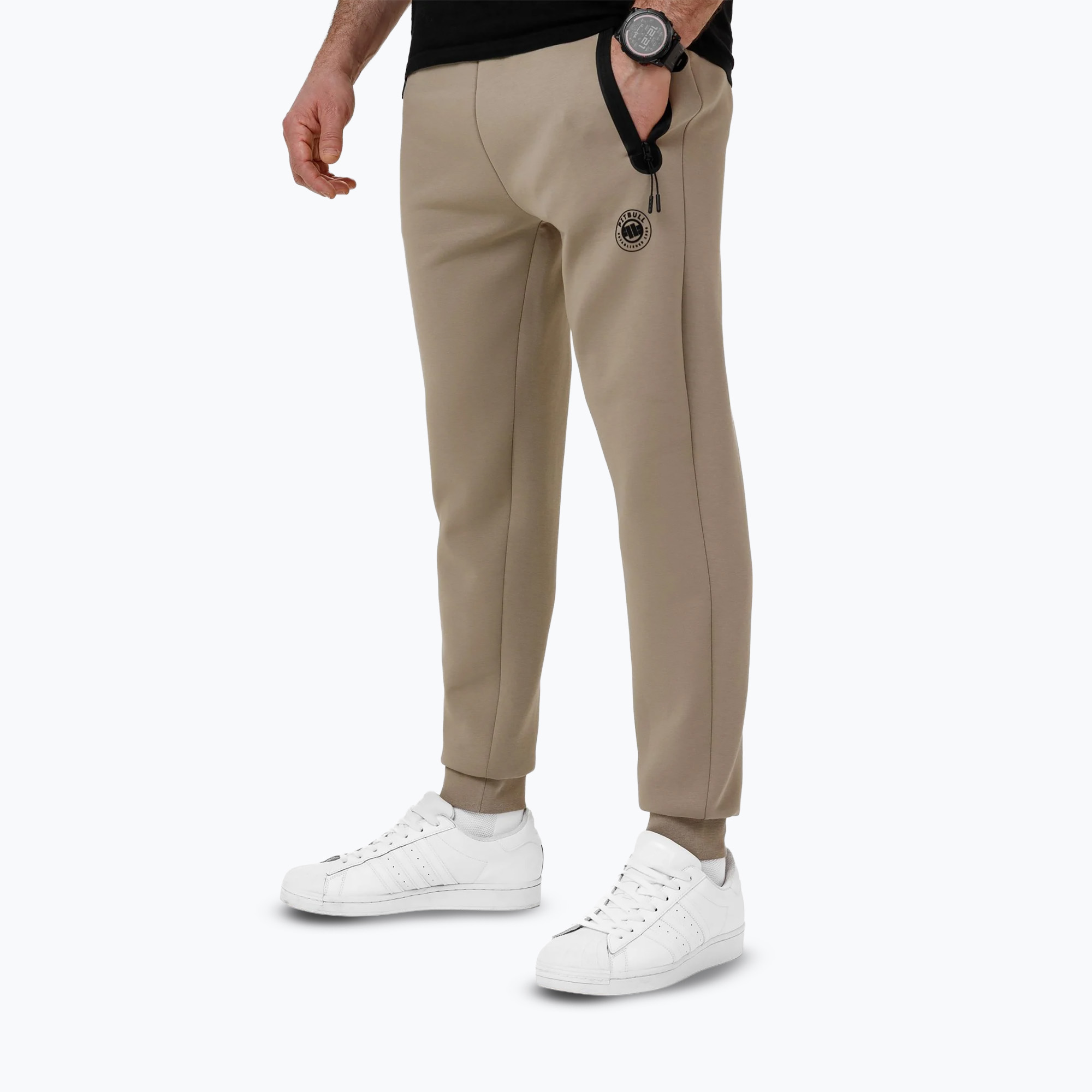 Pánske nohavice Pitbull Dogwood Track Pants dark sand