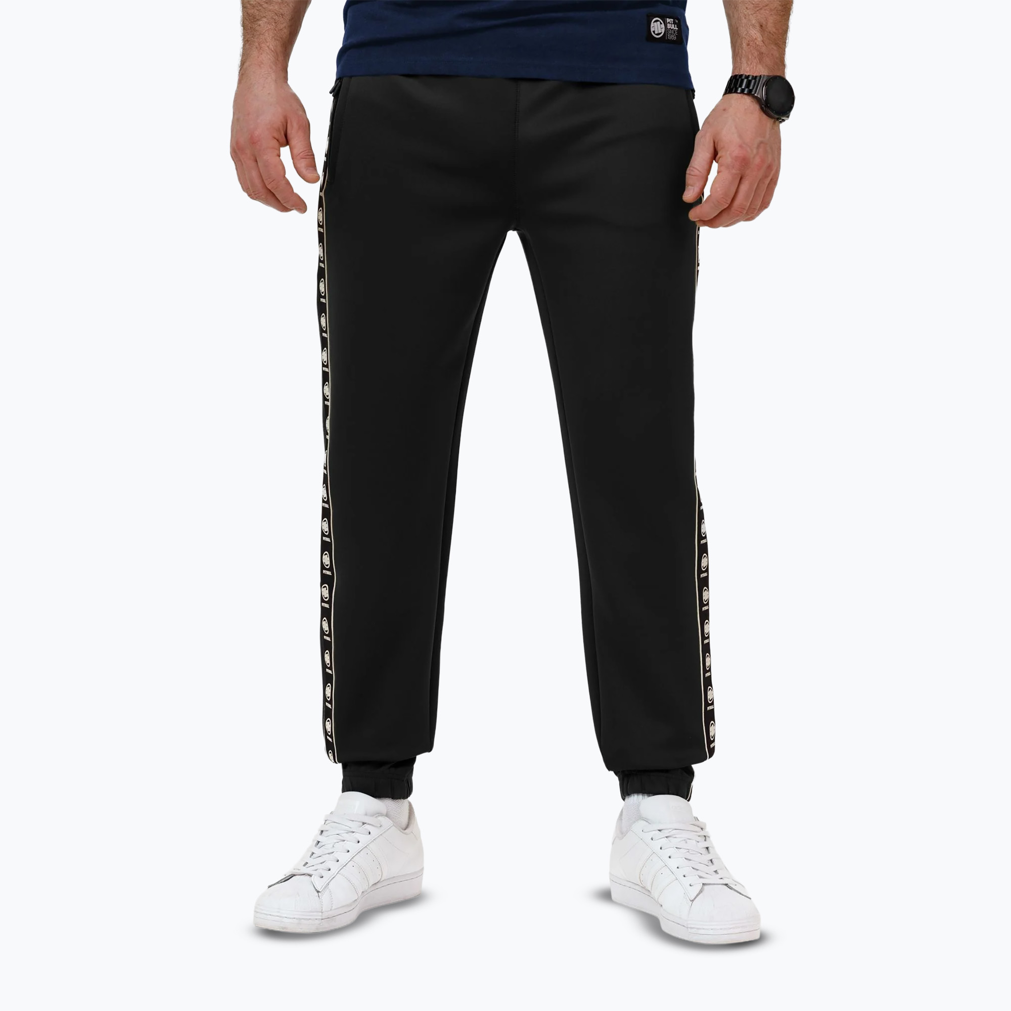 Pánske tepláky Pitbull Track Powers black (Track Pants Powers 165043900001)