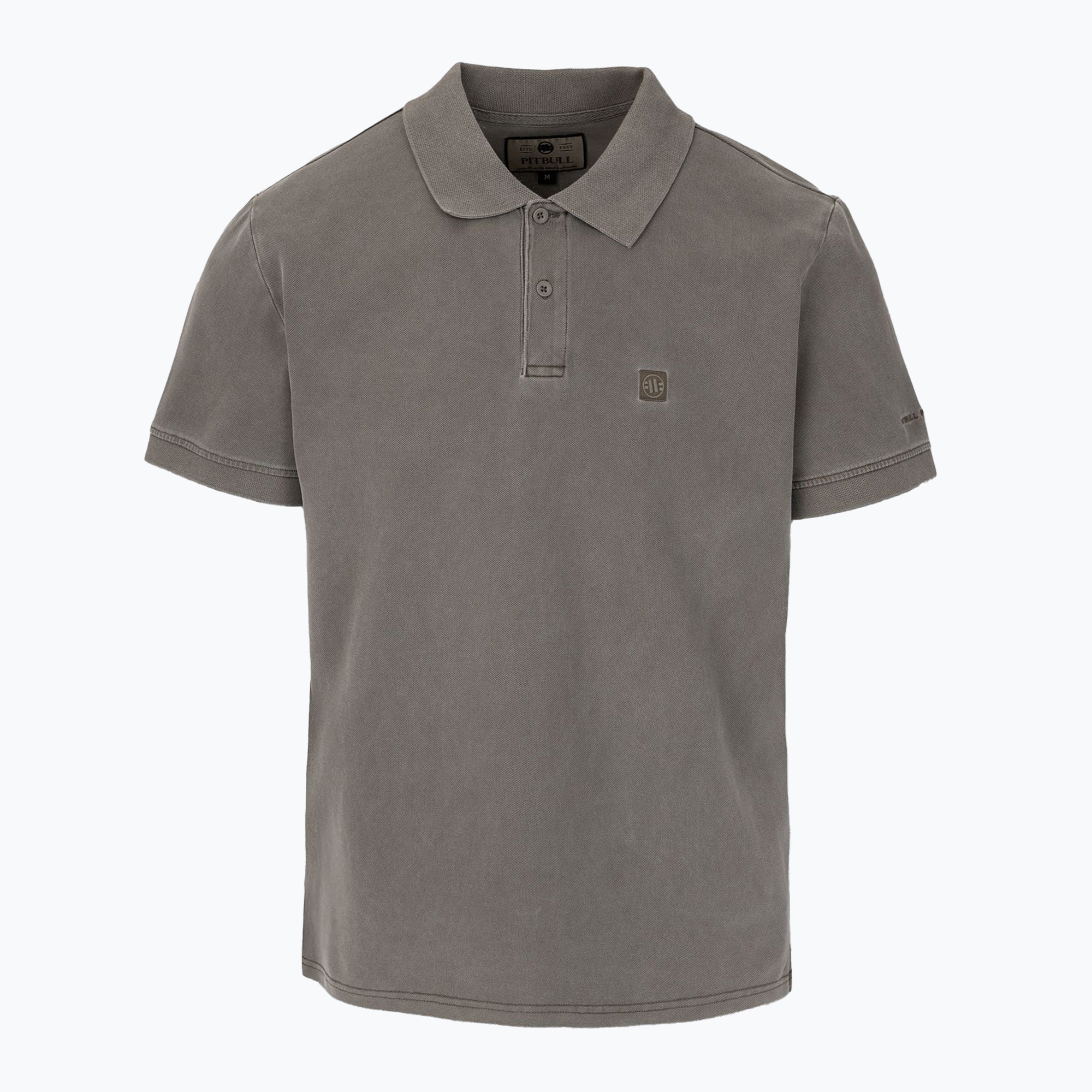 Pánske polo tričko Pitbull Washed Polo dark brown (Washed Polo 245001860004)