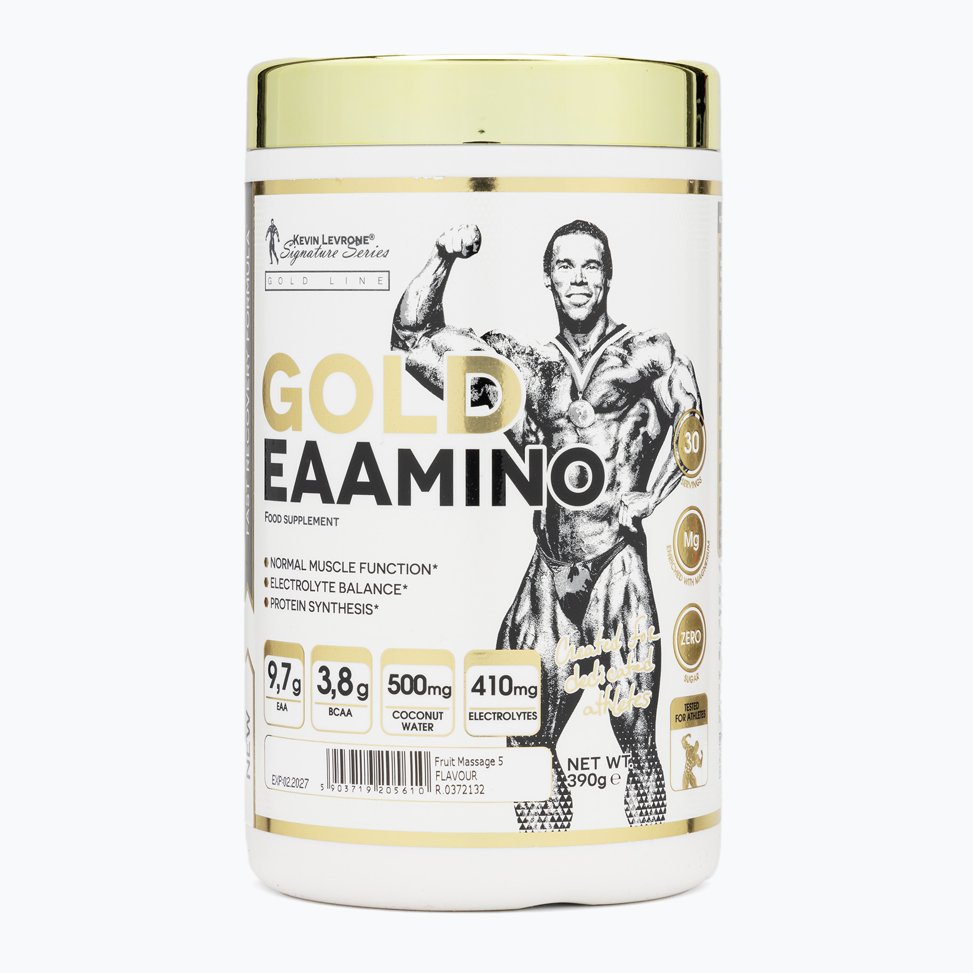 Aminokyseliny Fitness Authority Levrone Gold EAAmino 390 g ovocná masáž (Levrone Gold EAAmino KL-KLP000835R1.1)