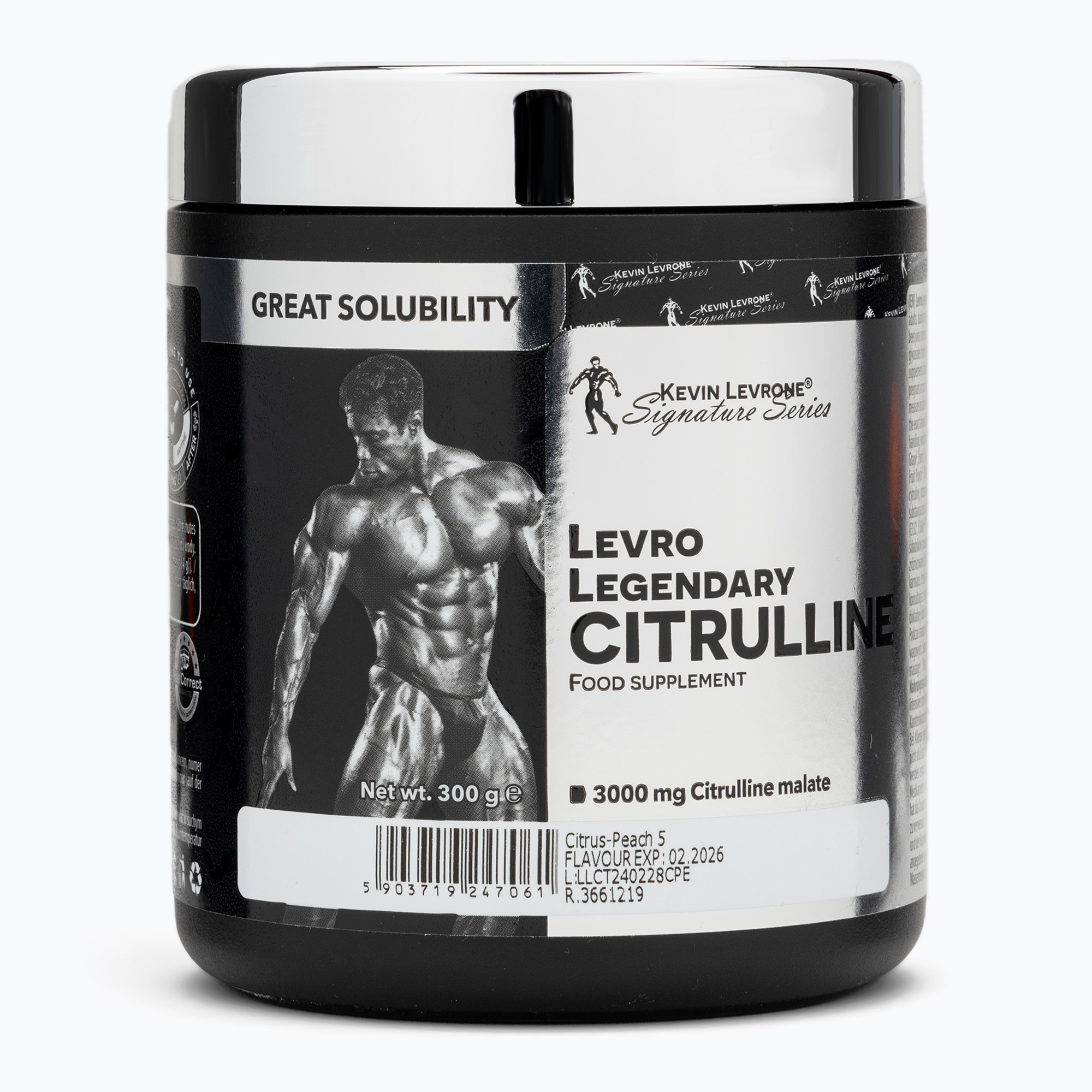 Aminokyseliny Fitness Authority Levrone Levrole Citrulline 300 g citrus/broskyňa (Levrone Levrole Citrulline KL-KLP001516R1.1)