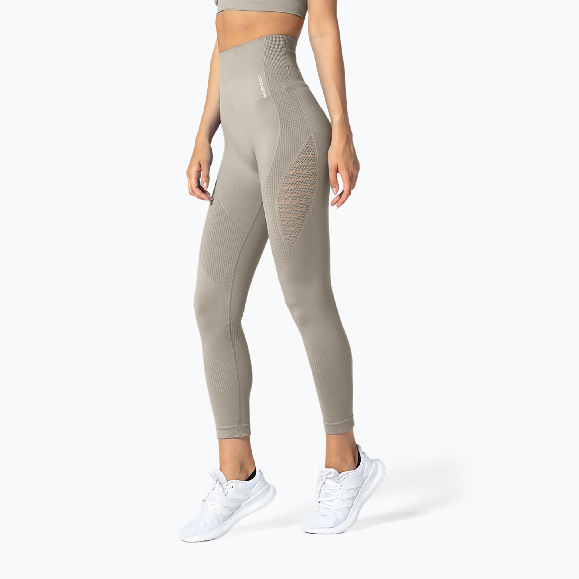 Dámske bezšvové legíny Carpatree Phase Beige CP-PSL-LA