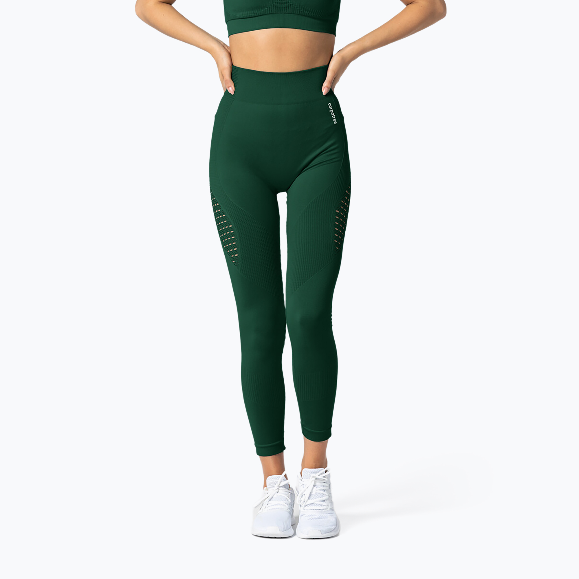 Dámske bezšvové legíny Carpatree Phase Green CP-PSL-BG