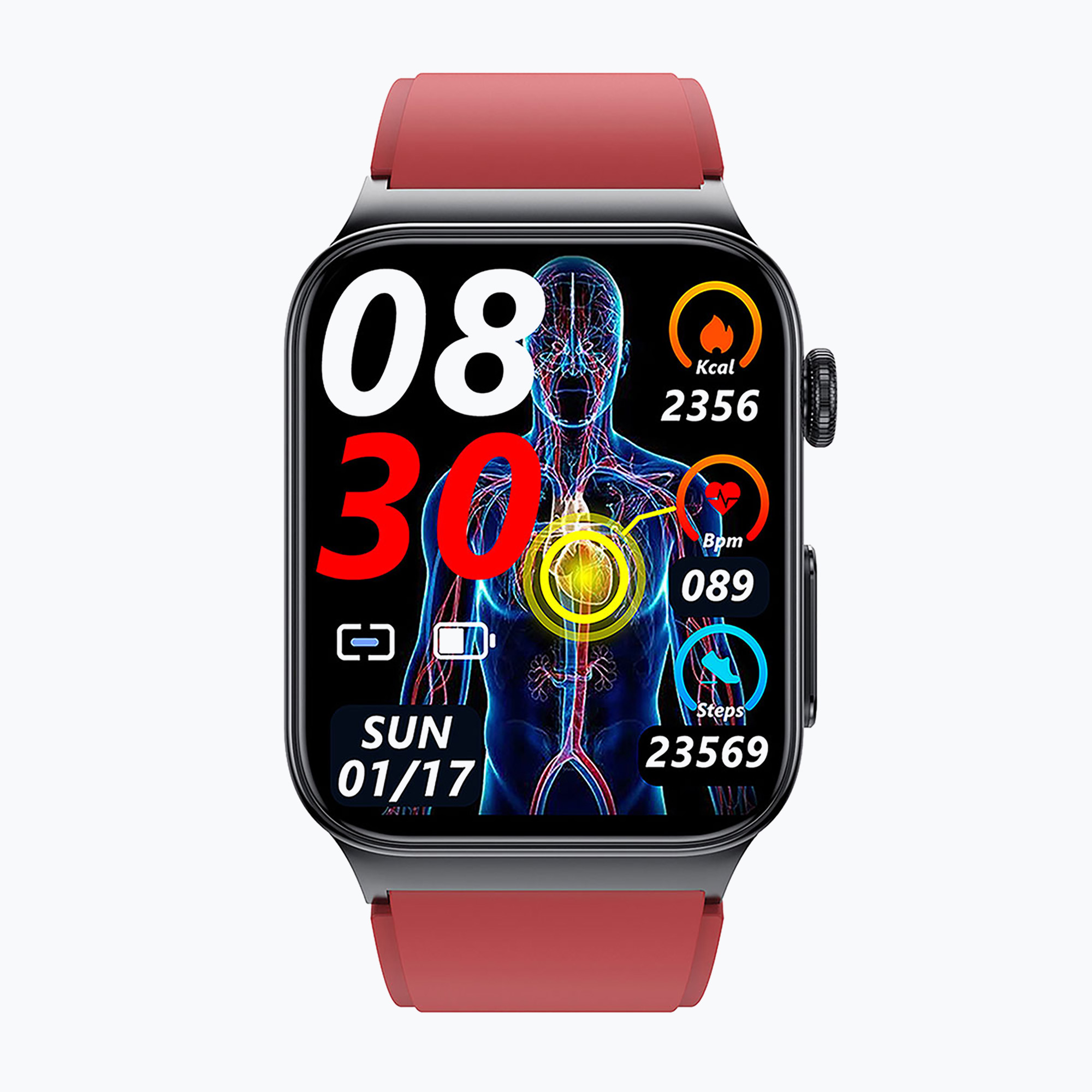 Hodinky Watchmark Cardio One červené (Cardio One CARDIOONE)