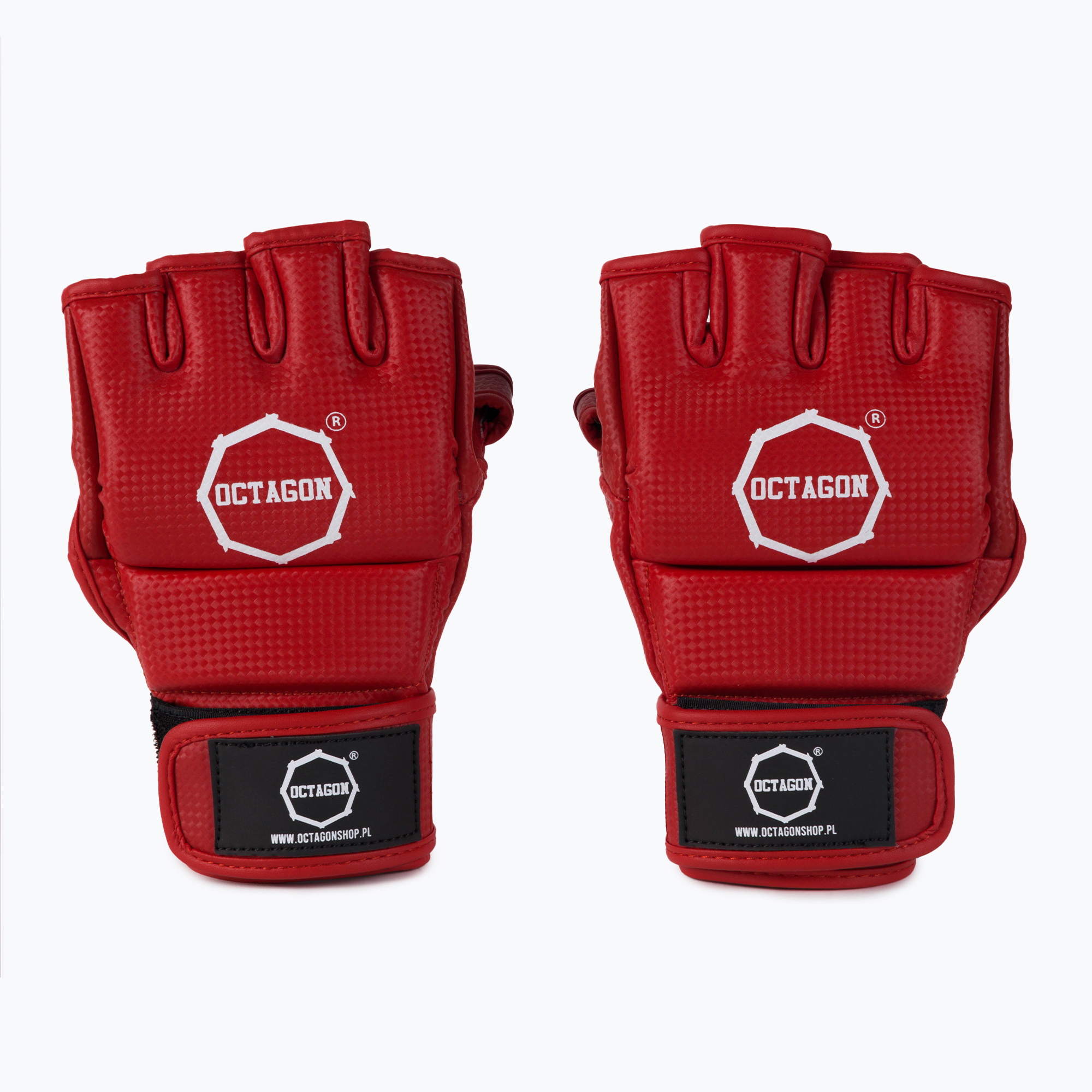 Kevlarové grapplingové rukavice MMA Octagon červené
