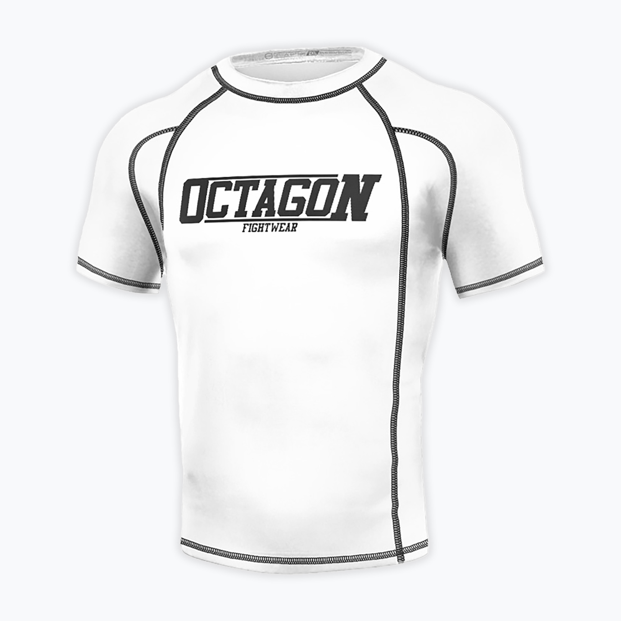 Pánsky rashguard Octagon Premium Fight Wear white (Premium Fight Wear 12677-R)