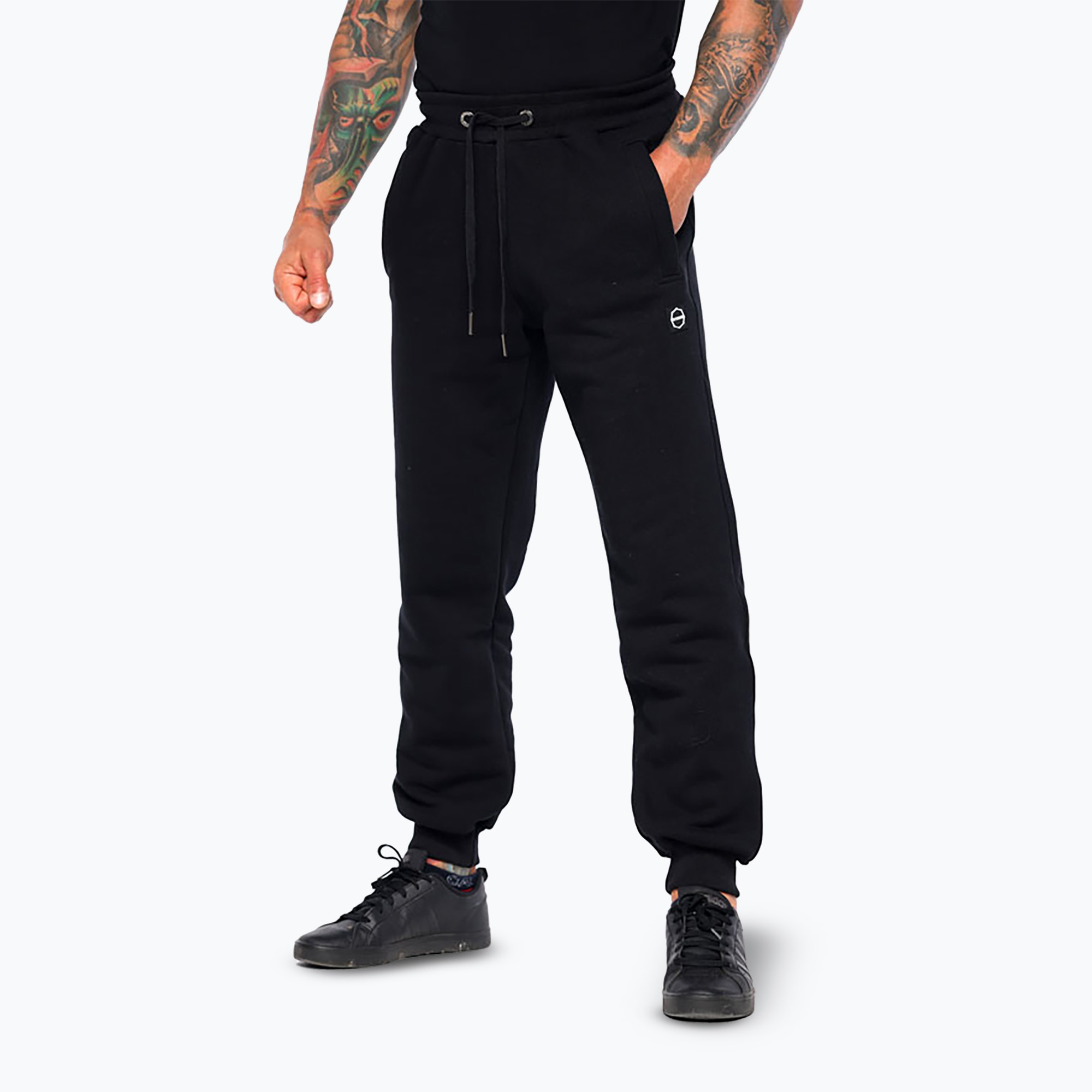 Pánske tepláky Octagon Small Logo black