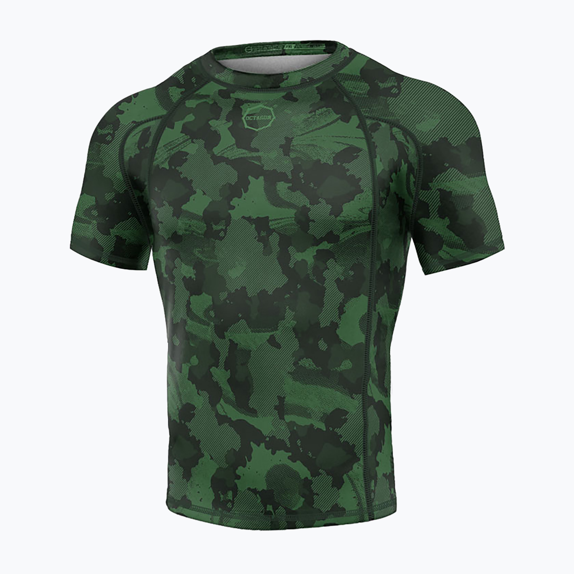 Pánsky rashguard Octagon Premium Camo Forest khaki (Premium Camo Forest 10244-R)