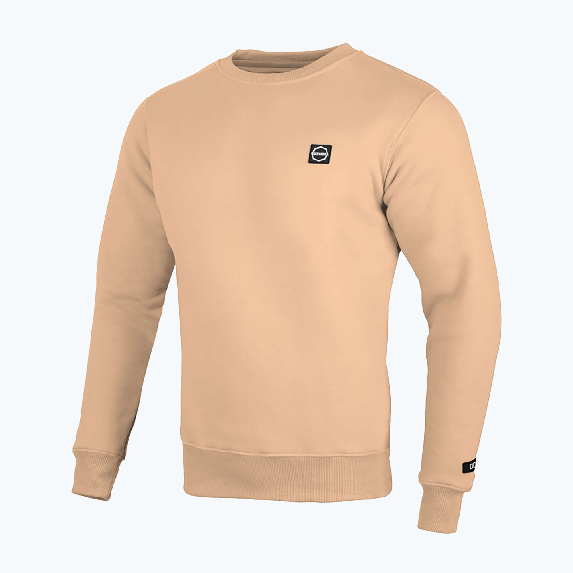 Pánska mikina Octagon Small Logo beige
