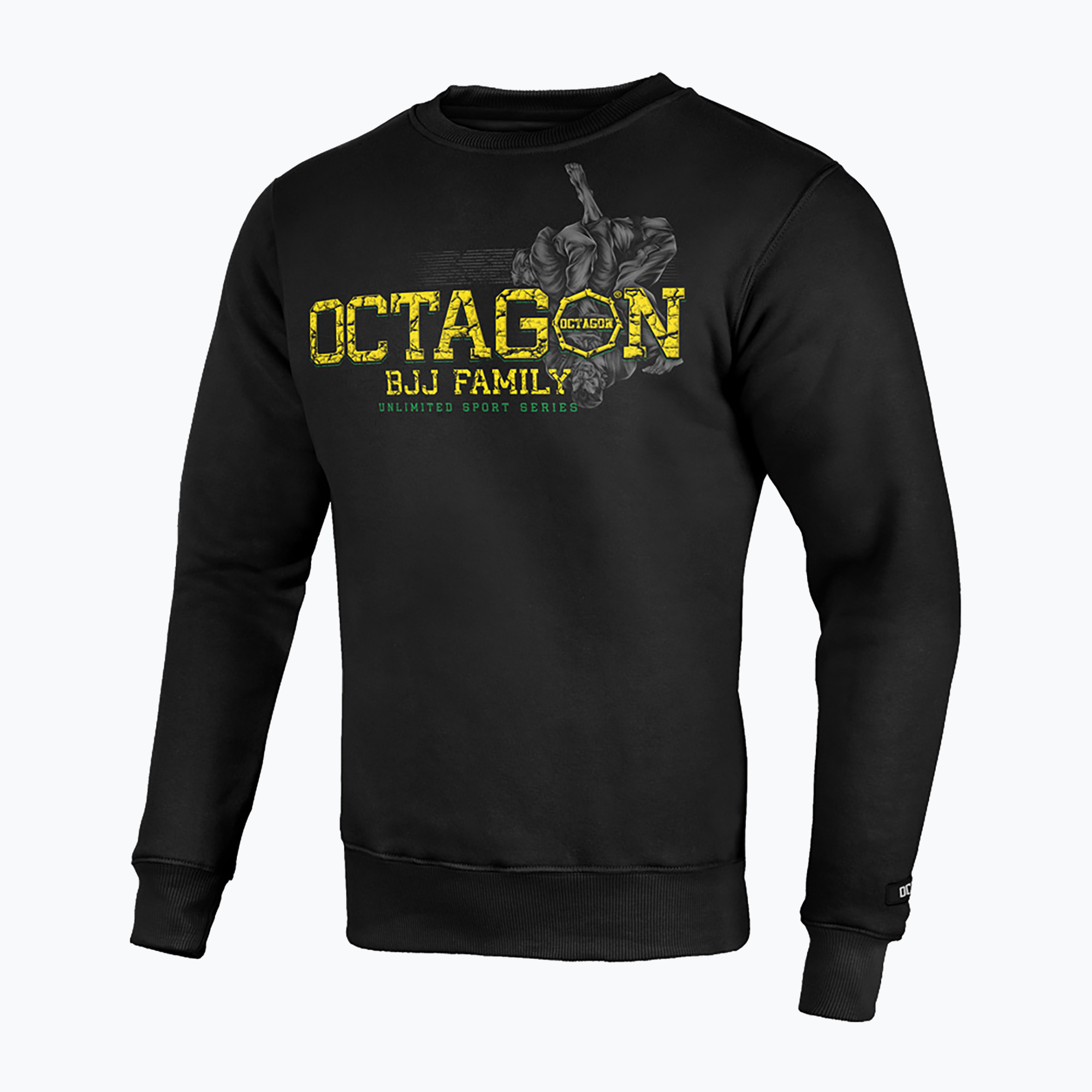 Pánska mikina Octagon BJJ Family čierna (BJJ Family 1296-B)