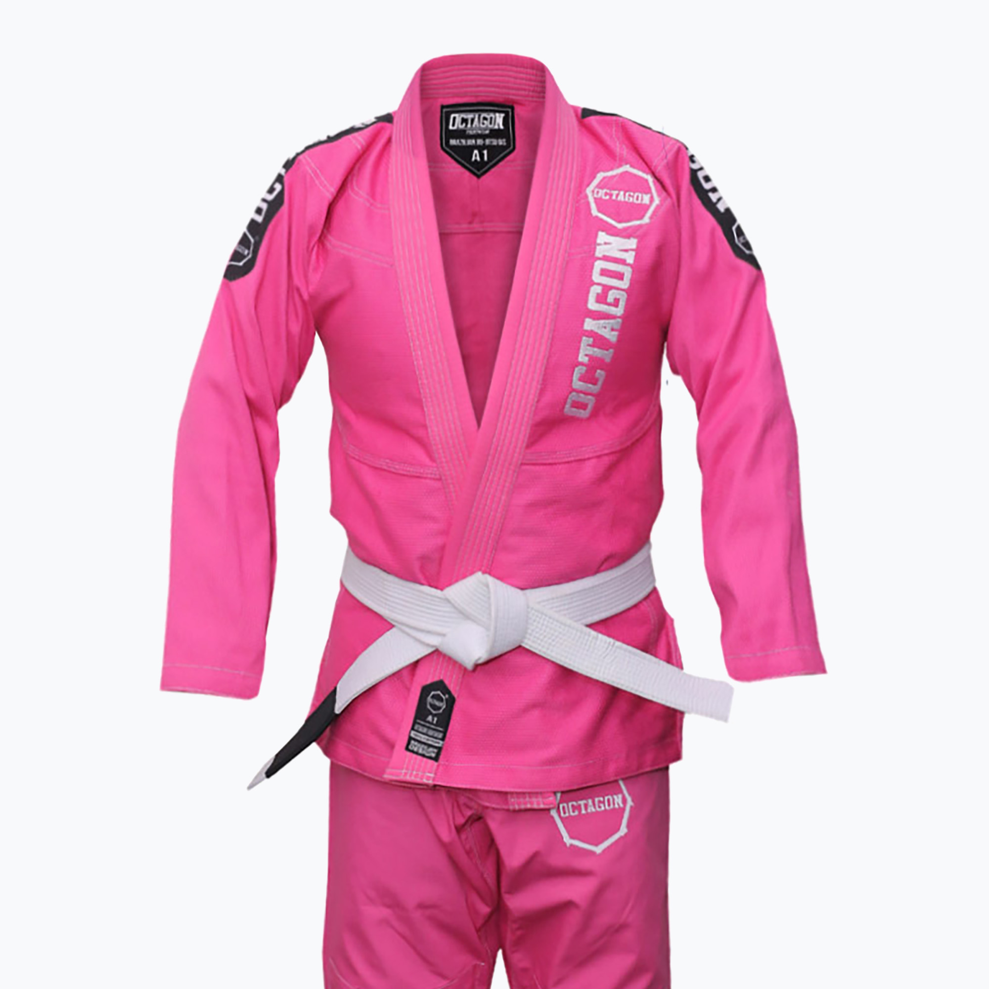 GI pre deti brazílske jiu-jitsu Octagon Caption pink (Caption 6794-PK)