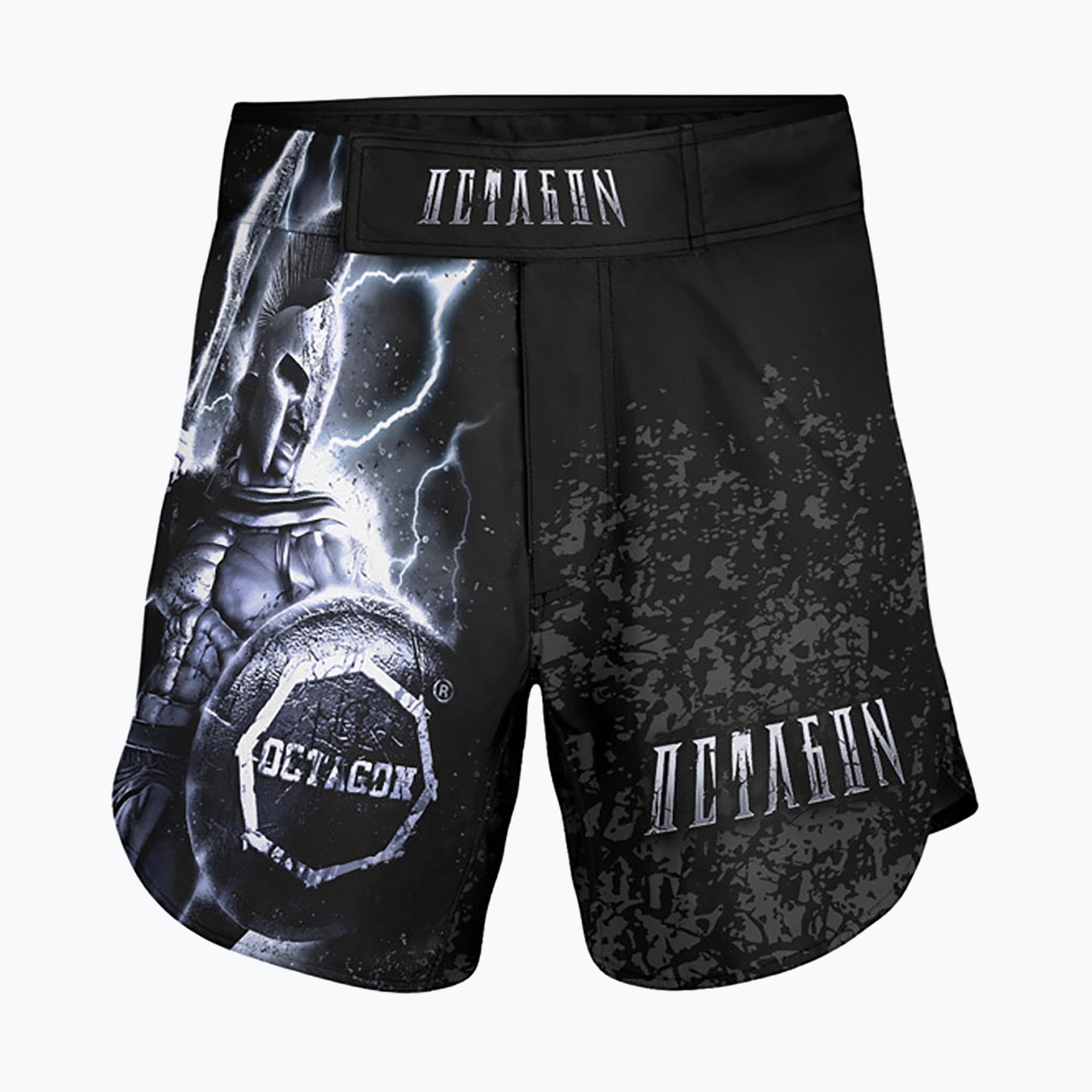Pánske tréningové šortky Octagon Gladiator MMA black/multicolor (Gladiator MMA 10132-SM)