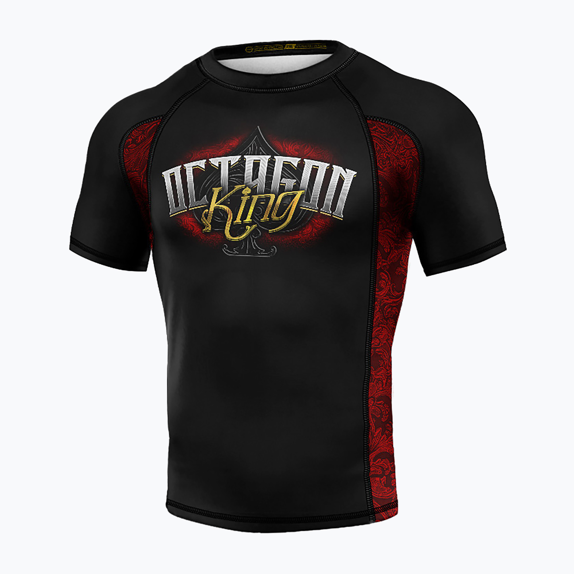 Pánsky rashguard Octagon Premium King 2 black/multicolour Rashguard (Premium King 2 11233-R)