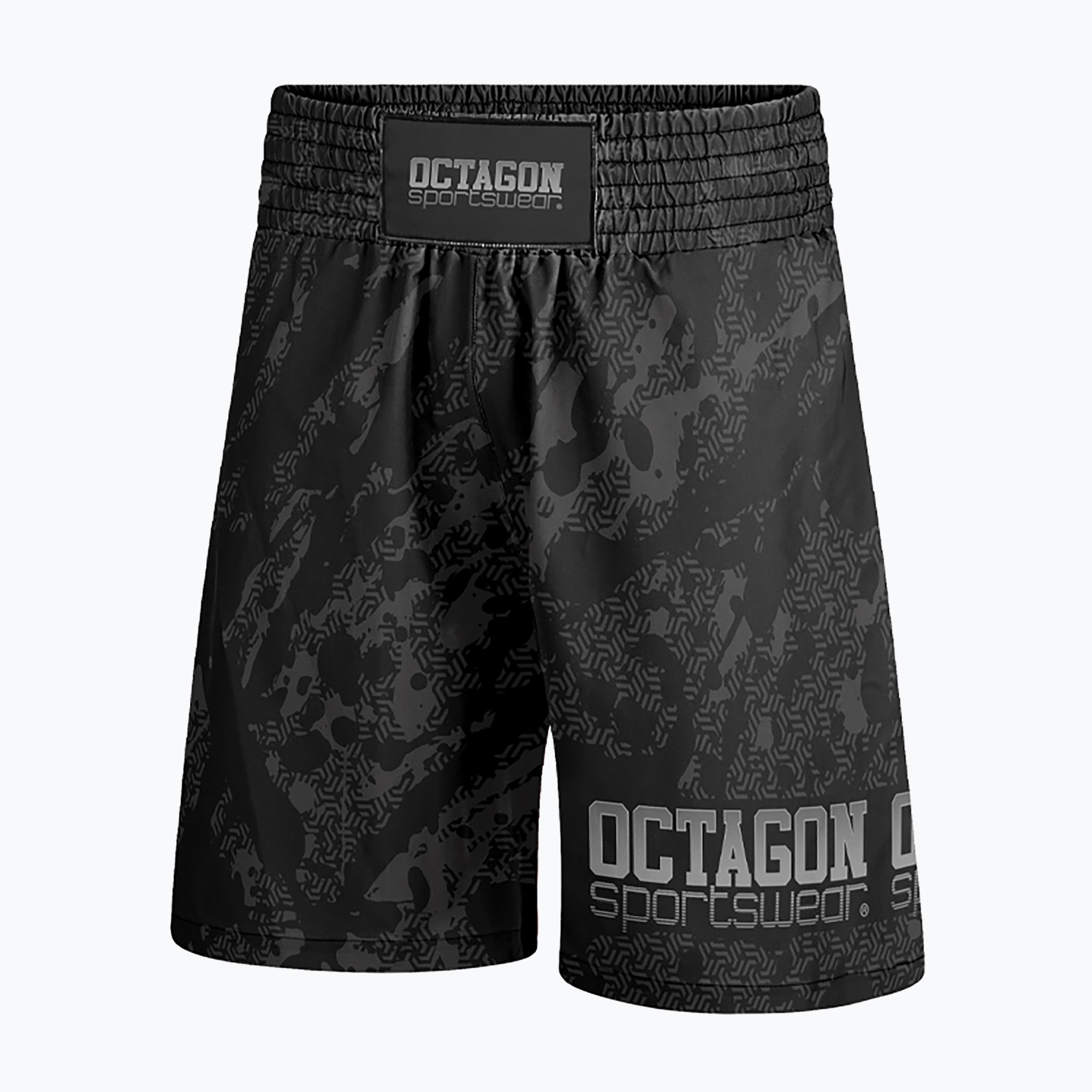 Pánske boxerské šortky Octagon Geo Grunge black (Geo Grunge 10099-SB)