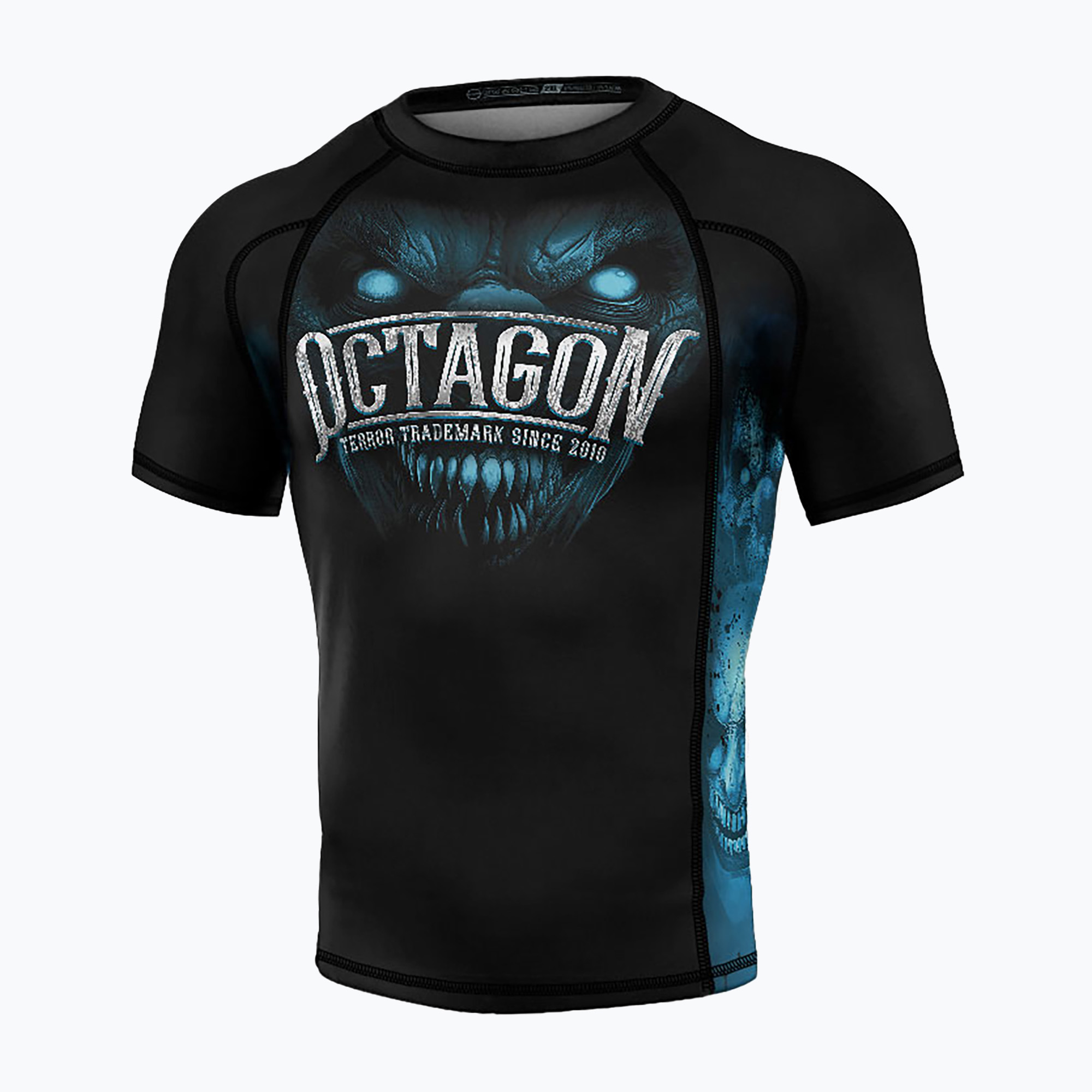 Pánsky rashguard Octagon Premium Theatre of Terror 2 black/multicolour (Premium Theatre of Terror 2 11457-R)