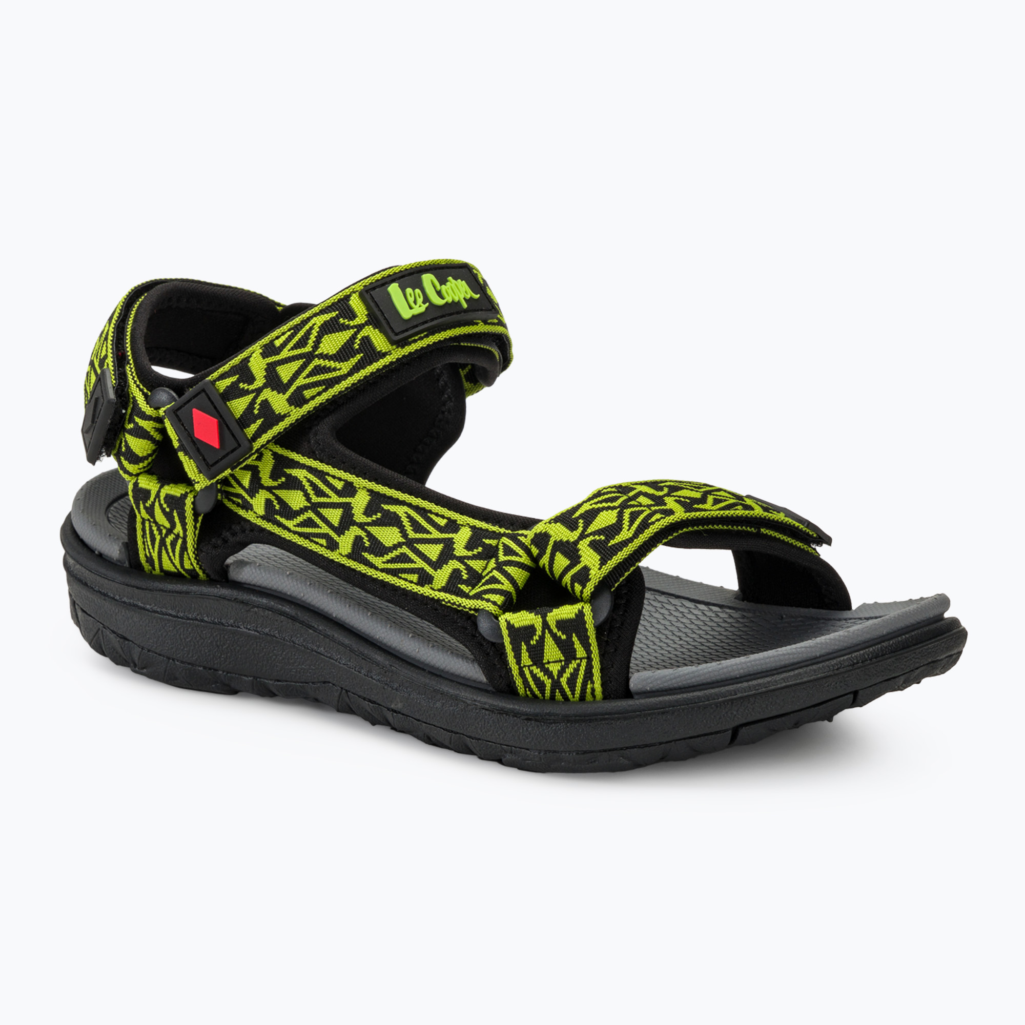Lee Cooper dámske sandále LCW-24-34-2609 black / fuxia (LCW-24-34-2609L)