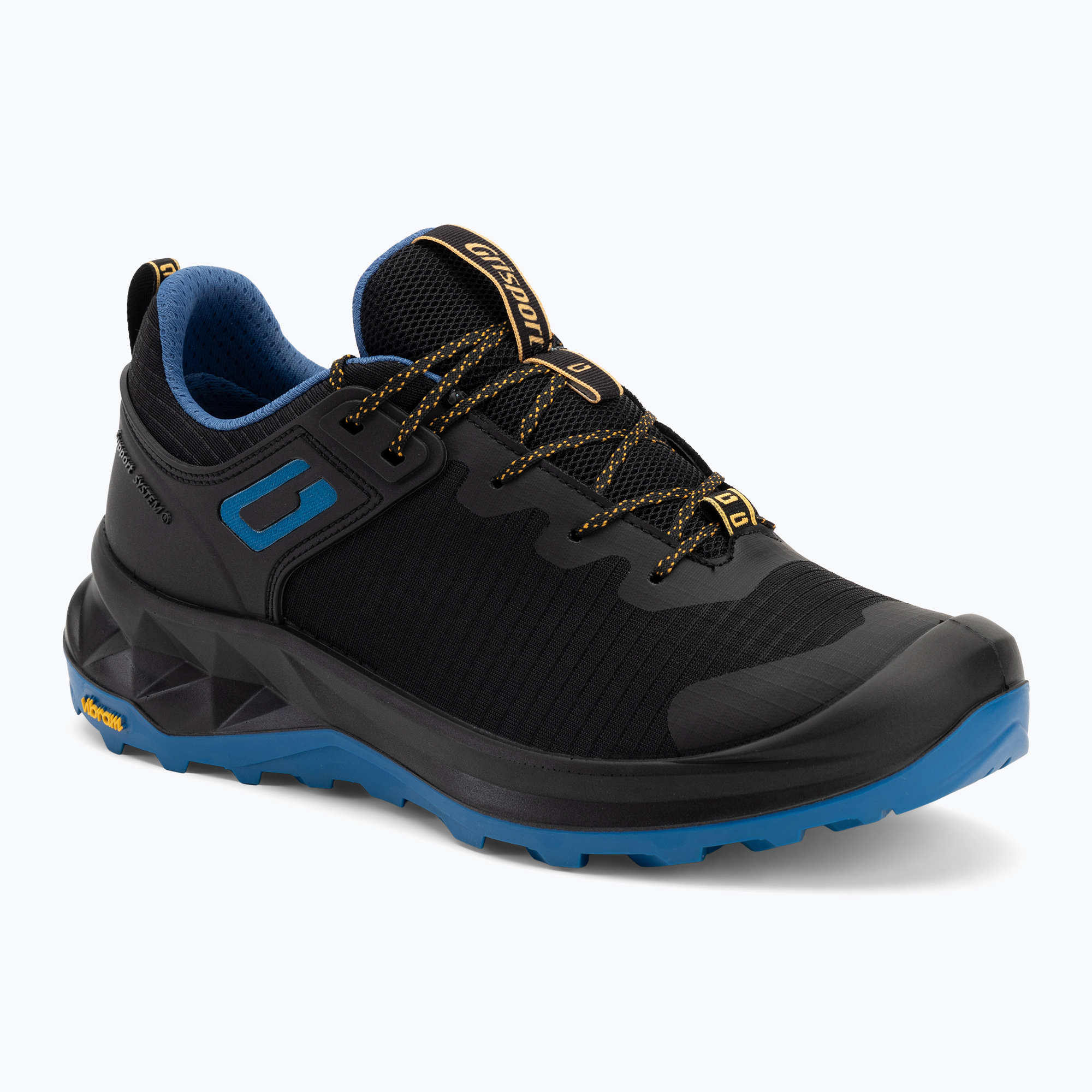 Pánske turistické topánky Grisport 15409S2 black/blue (15409S2)
