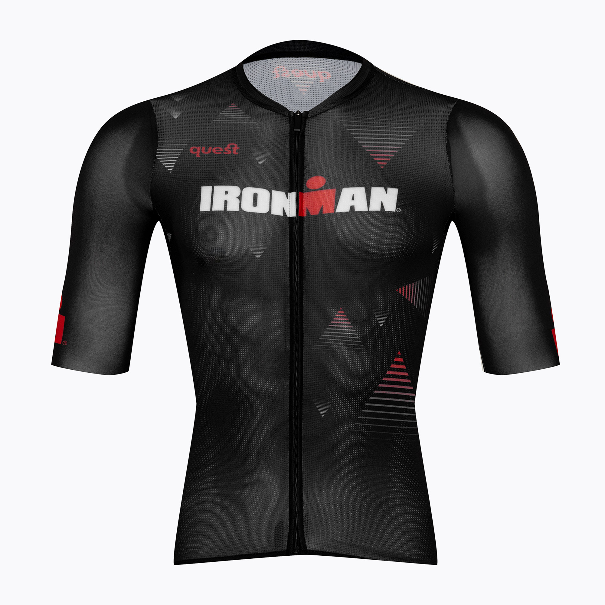 Pánsky cyklistický dres Quest Race Line France Iron Man black (Race Line France IRONMAN S24/KKR-BASE)