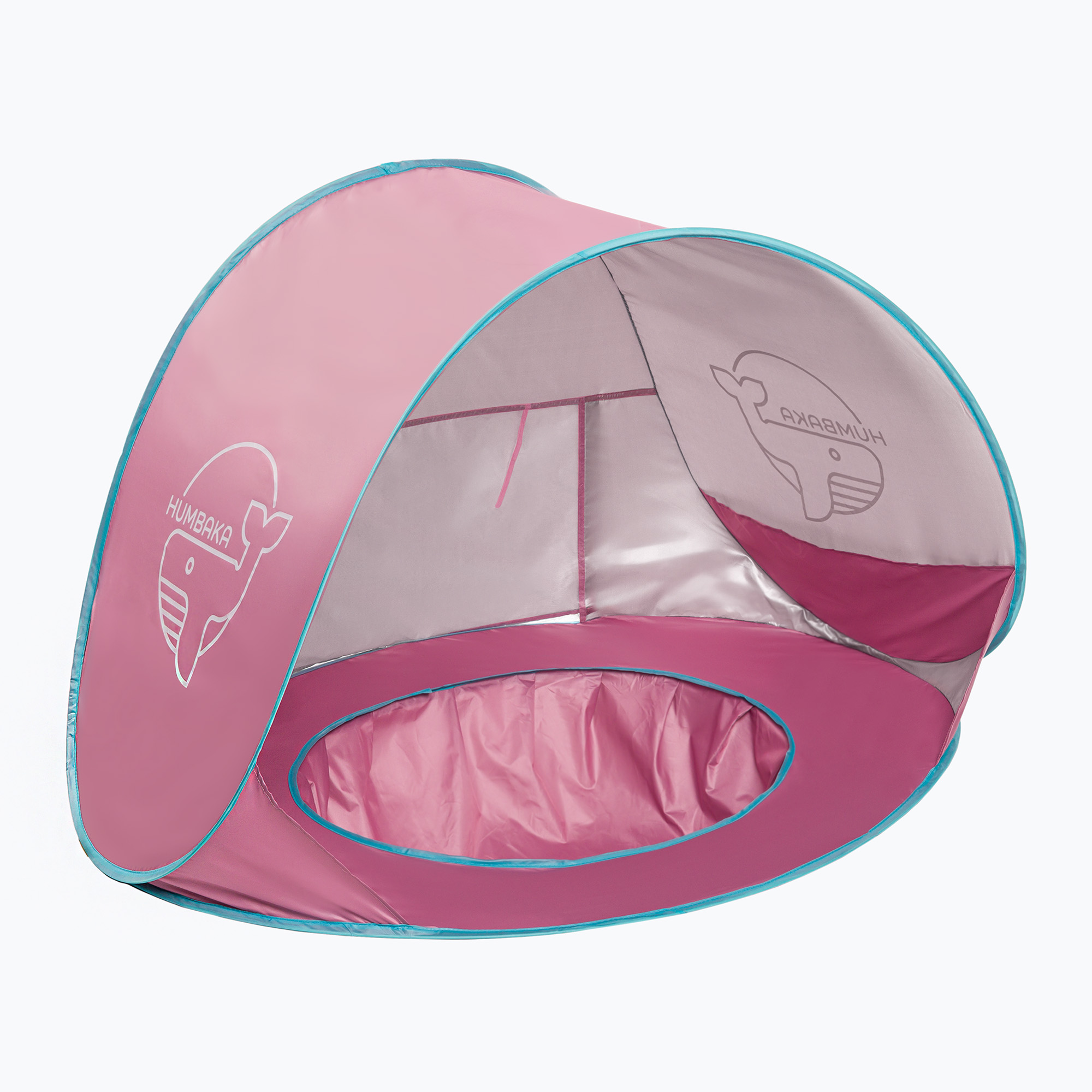 Plážový stan s bazénom HUMBAKA BTK01 pink (BTK01 HBK-BTK01P)