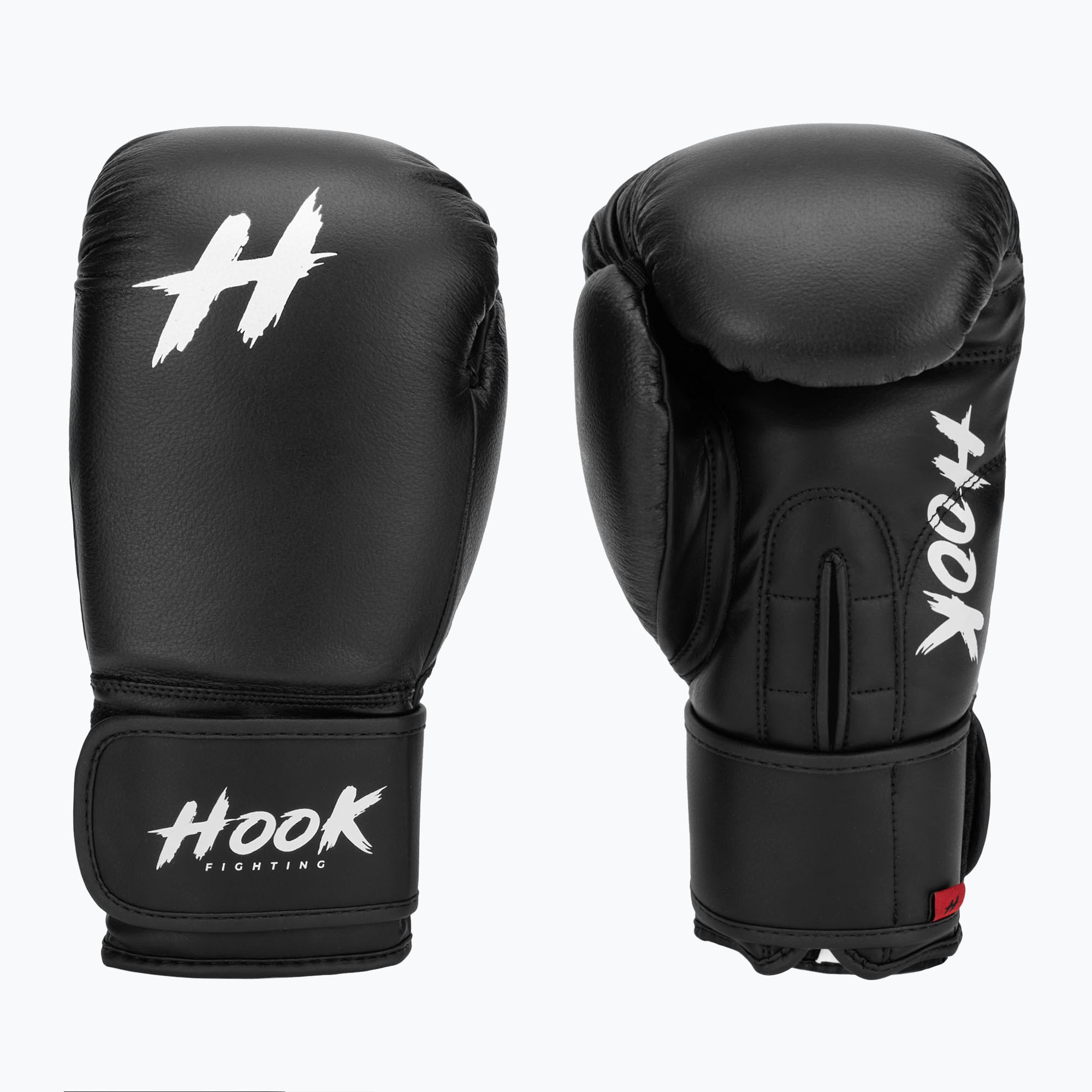 Kožené boxerské rukavice HOOK FIGHTING Ready to Fight čierne