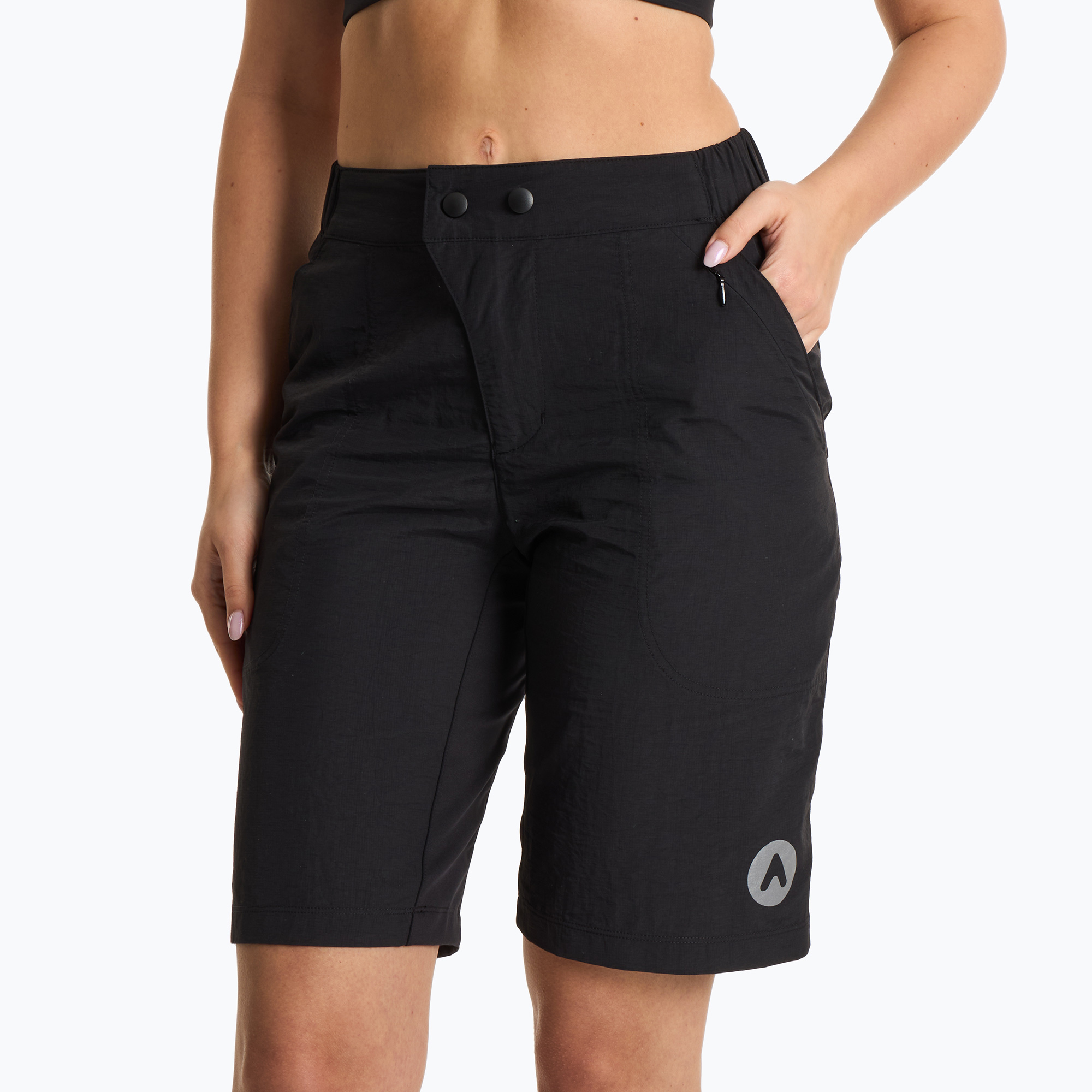 Dámske cyklistické šortky ATTABO Ryst 2v1 black (Ryst 2w1 ATB-B5AP006-BLK)