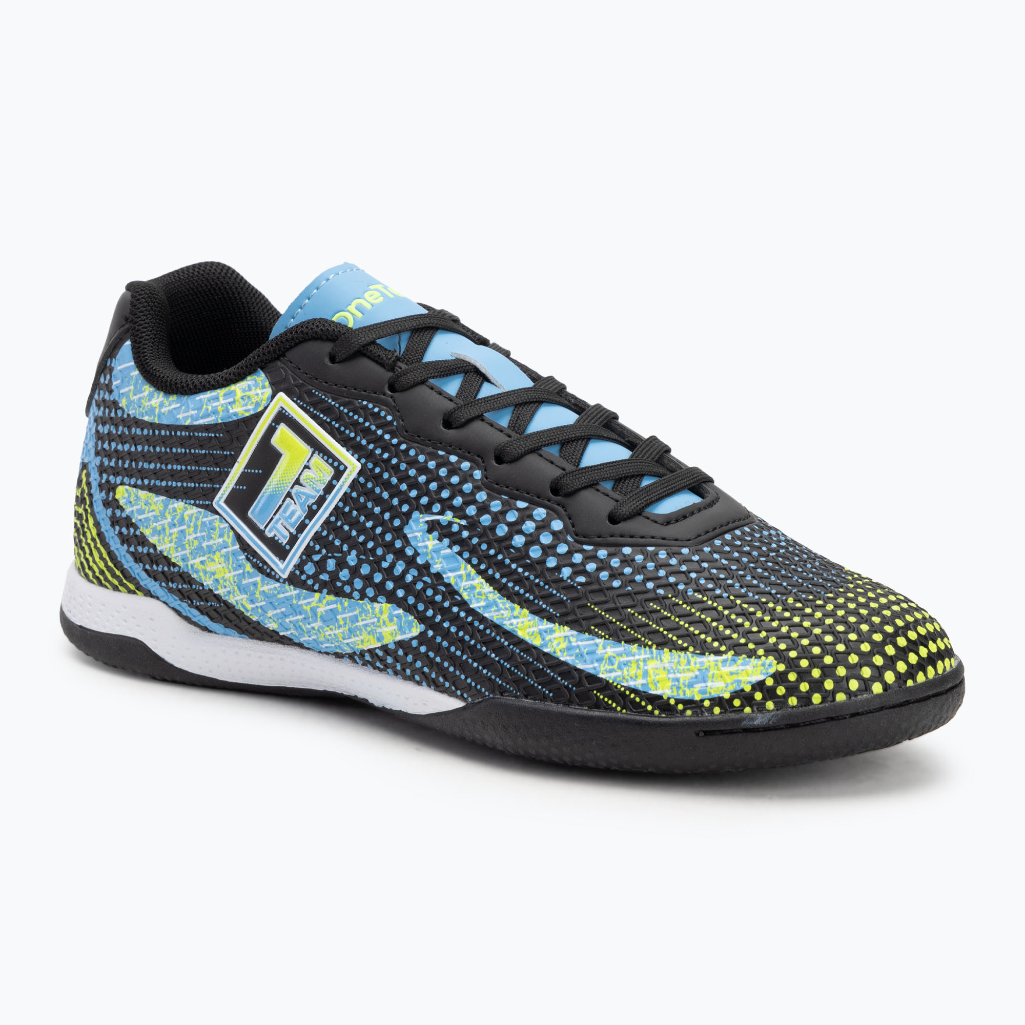 Detské kopačky OneTeam Robero Teen IC cblack/blue (Robero Teen IC OTM-B5AP006-BLK)