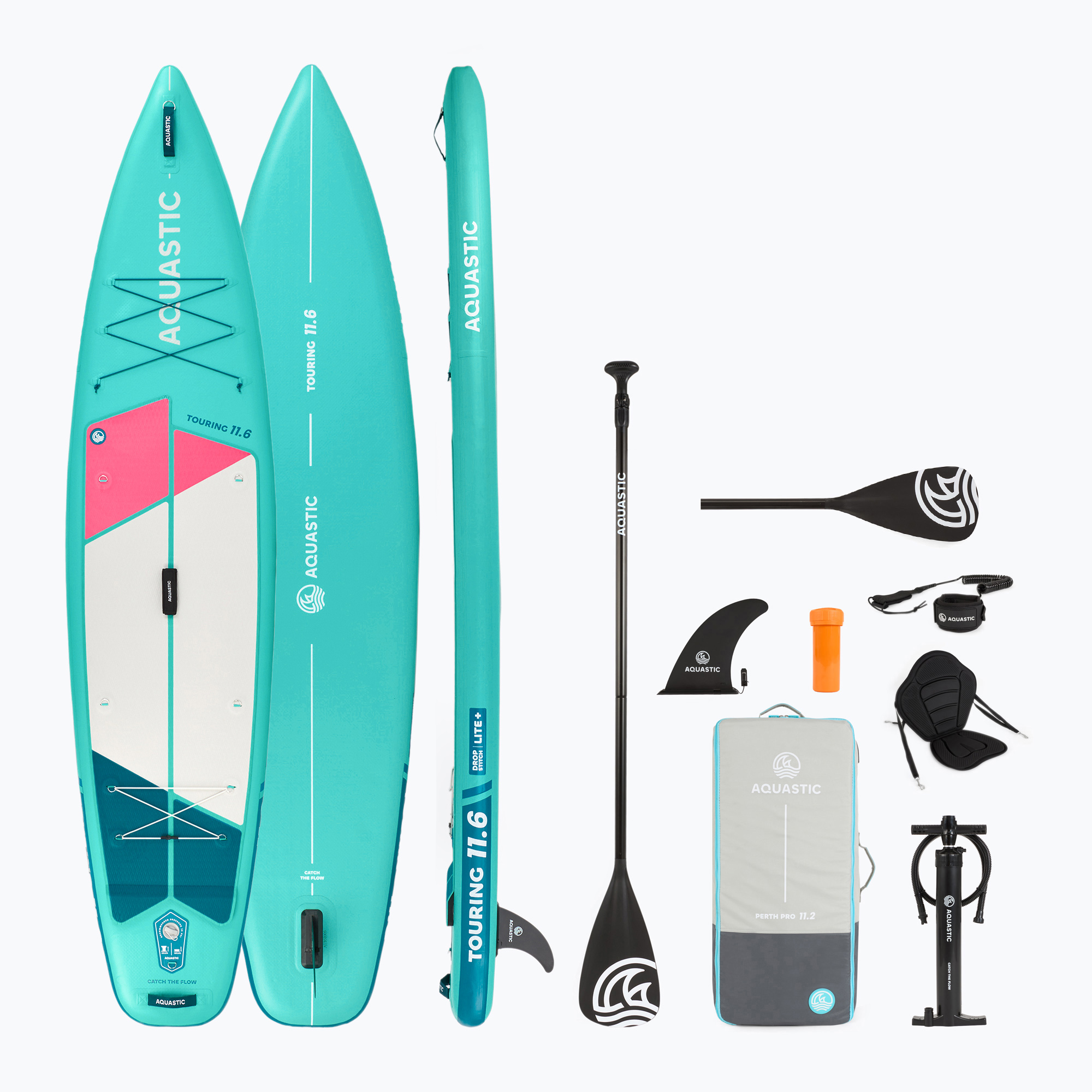 SUP AQUASTIC Touring board 11'6" green (Touring 11'6" AQS-B5I027-GN)