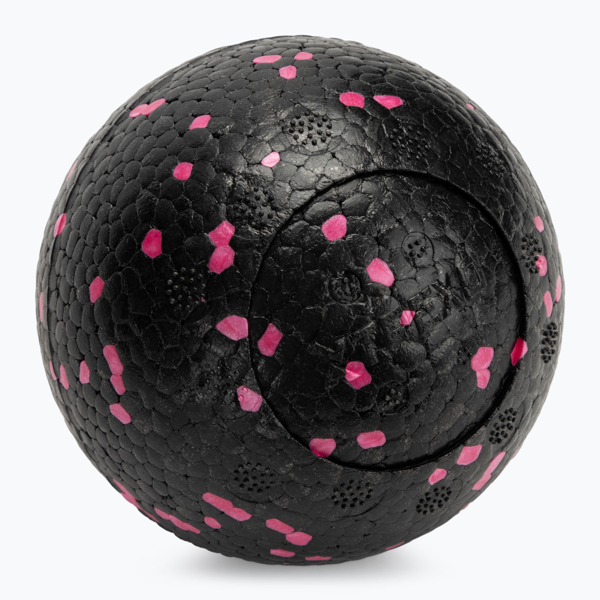 Masážna loptička TREXO TRX-MSB008 8 cm čierna/ružová