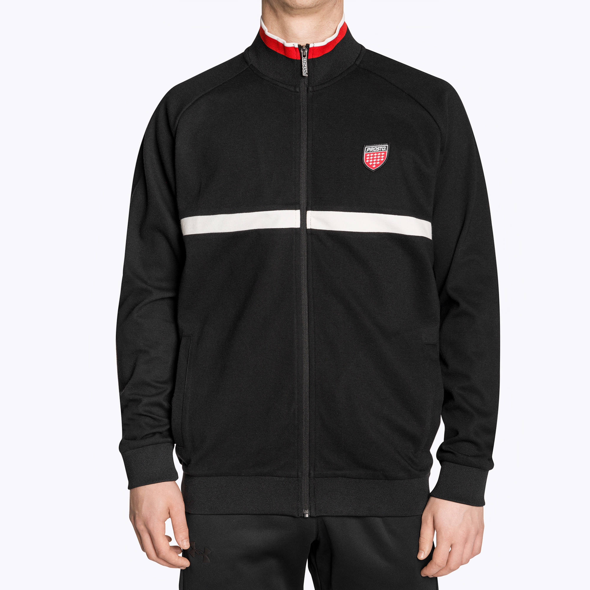 Pánska mikina PROSTO Tracktop Icool čierna (Tracktop Icool KL241MSWE3021S)