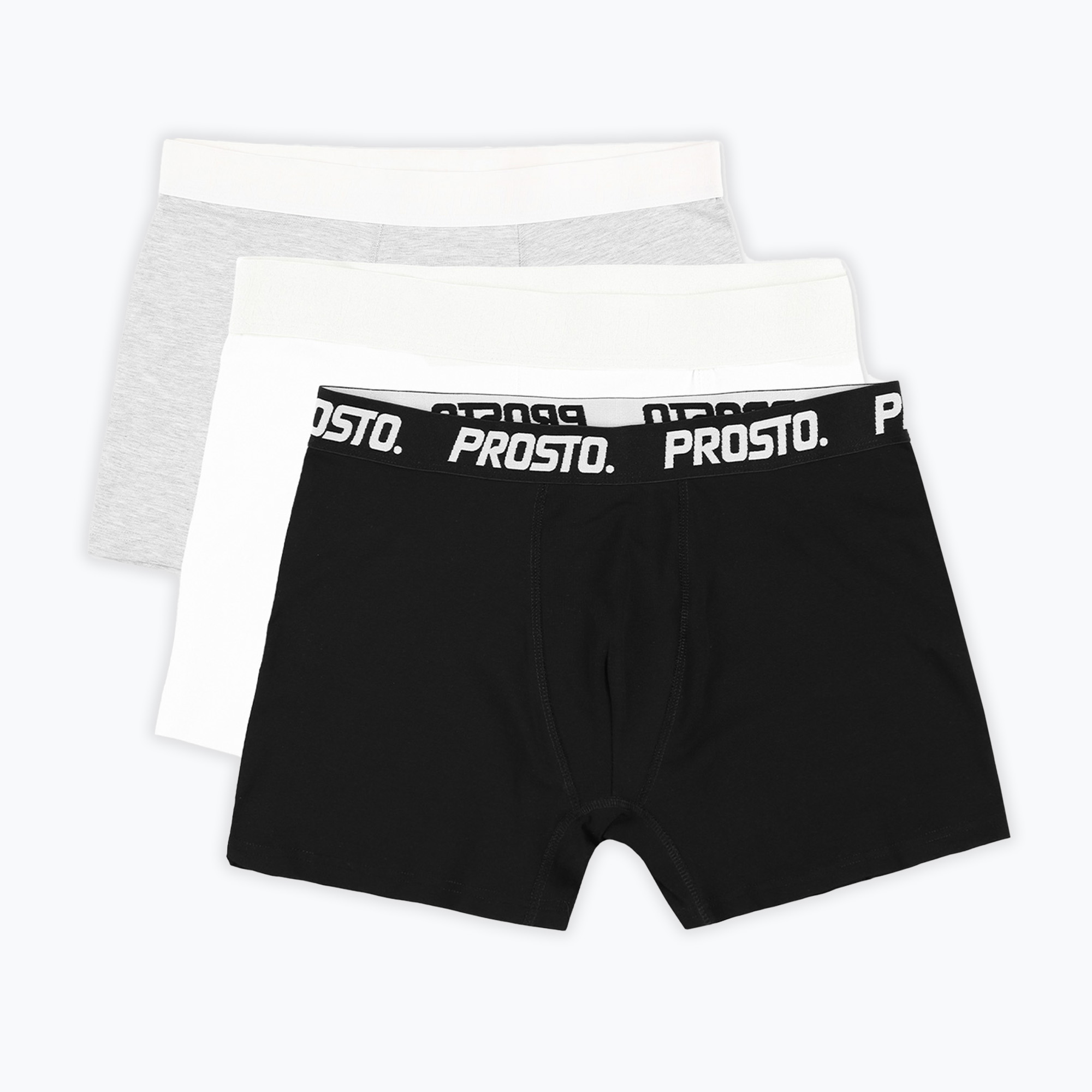 Pánske boxerky PROSTO 3 páry viacfarebné (Boxers KL251MACC8021L)