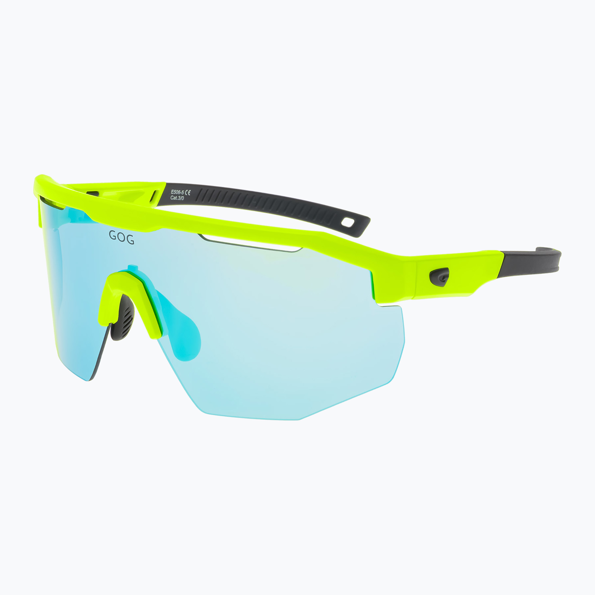 Slnečné okuliare GOG Argo matt neon green/black/reflex white/blue