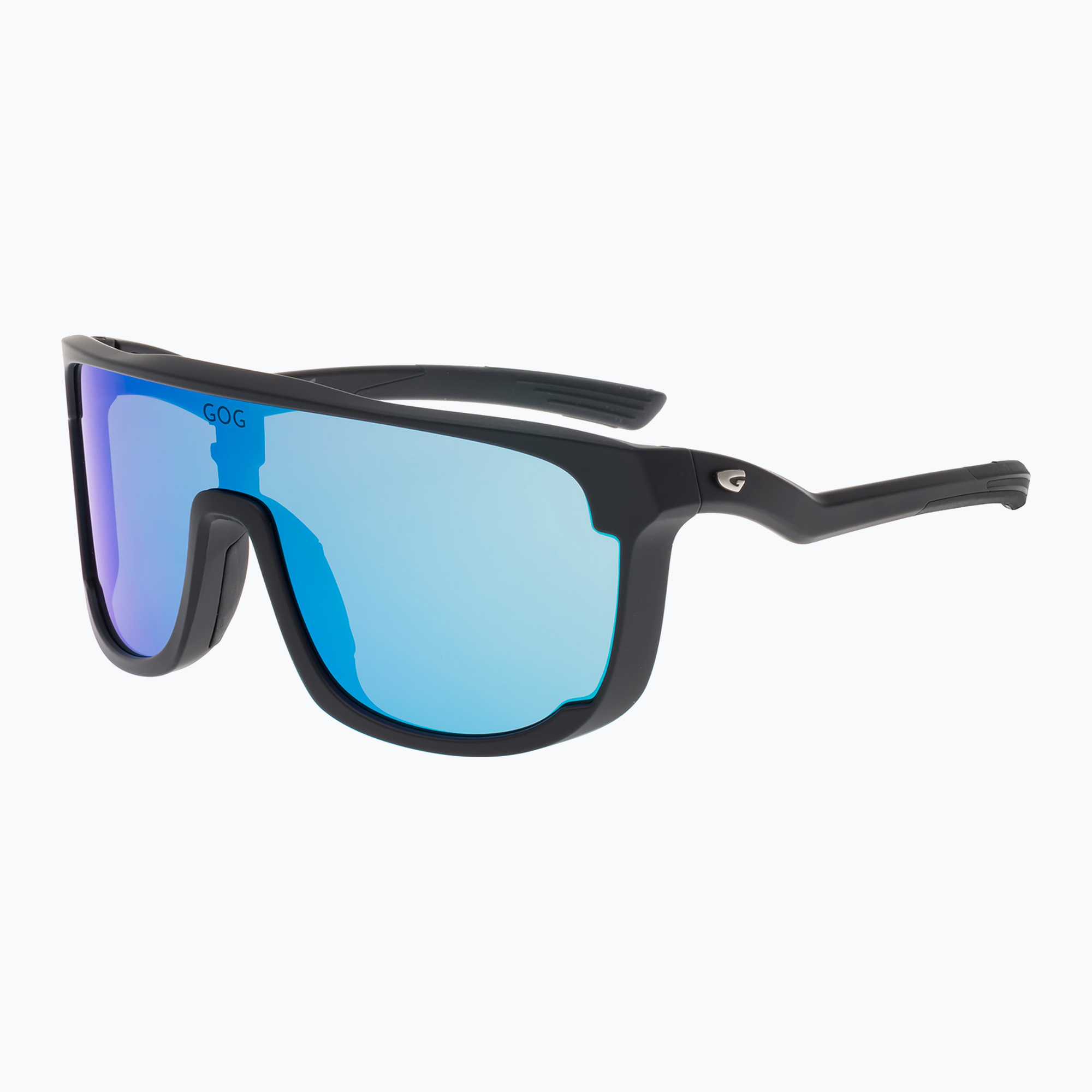 Slnečné okuliare GOG Valkyrie matt black/reflex white/blueue (Valkyrie E531-1)