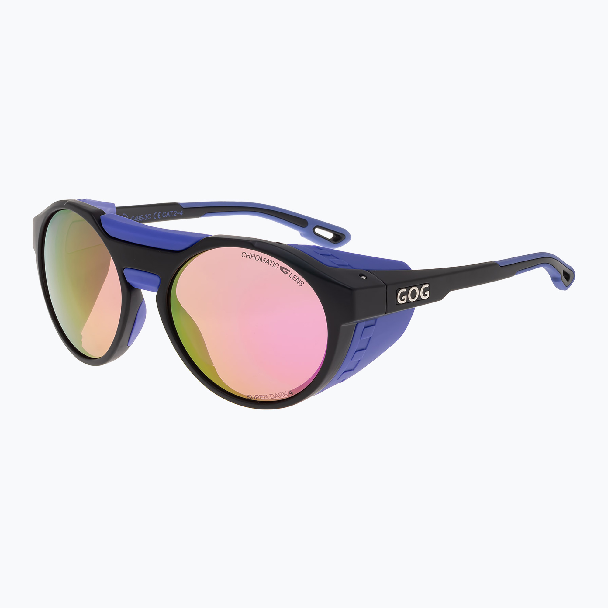 Slnečné okuliare GOG Manaslu matt black/purple