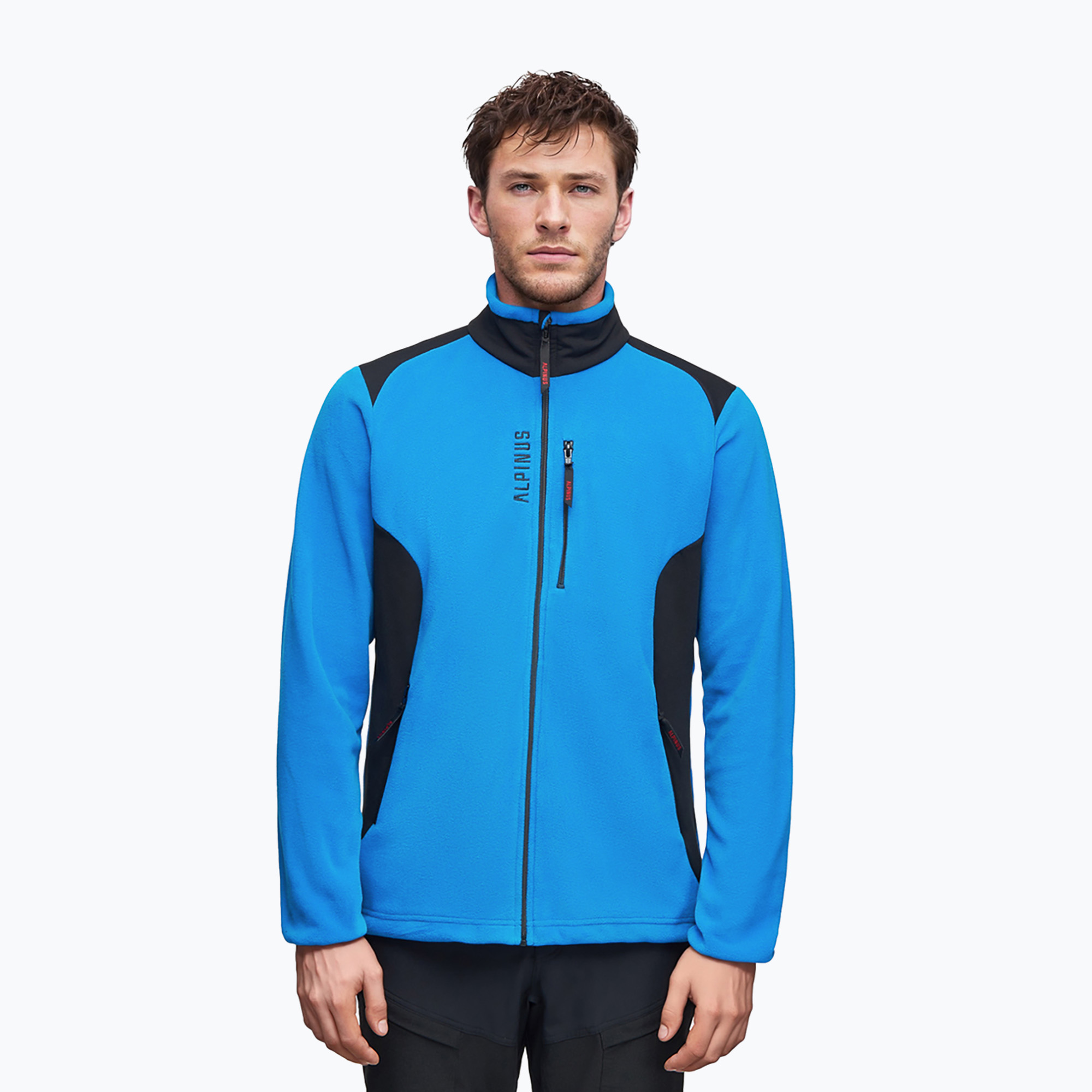 Pánska termo mikina Alpinus Caen II 100 cobalt/black (Caen II 100 B22652)