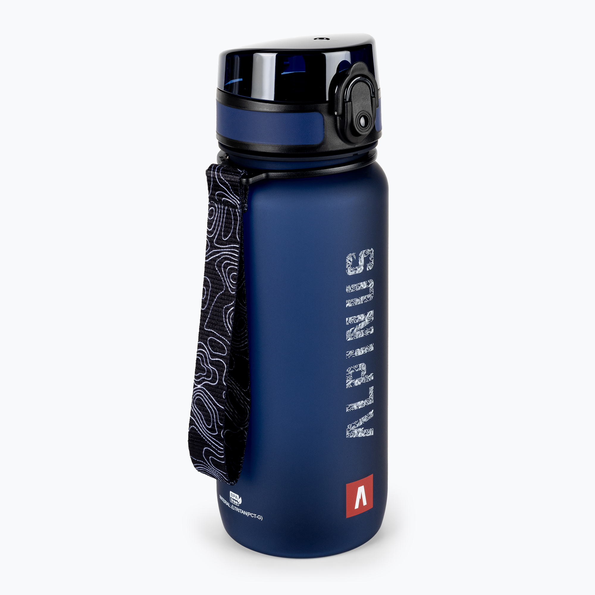 Alpinus Trysil 650 ml turistická fľaša, tmavomodrá (Trysil UZ11057)