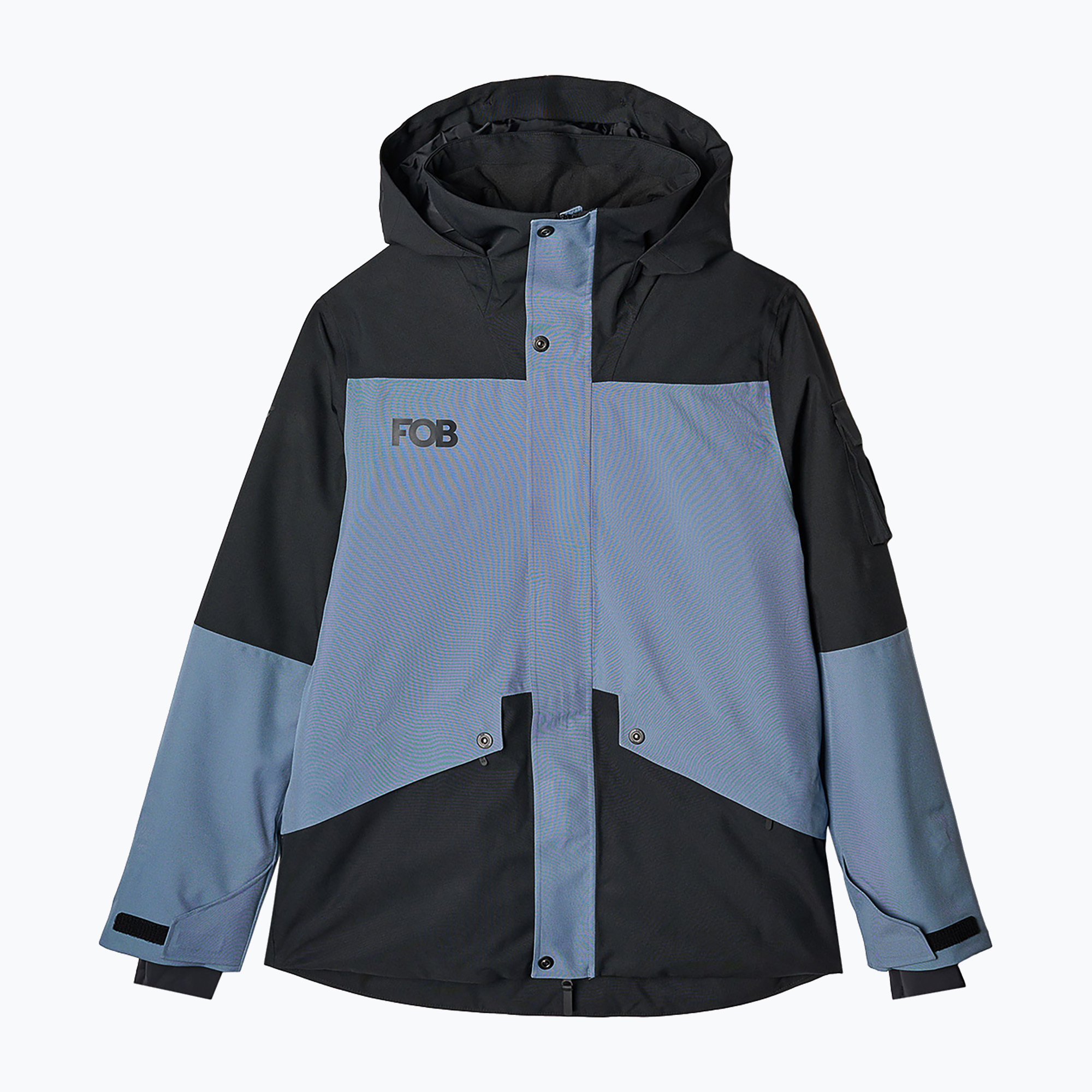 Pánska snowboardová bunda 4F M509 denim (M509 32S 4FWAW24TTJAM509)