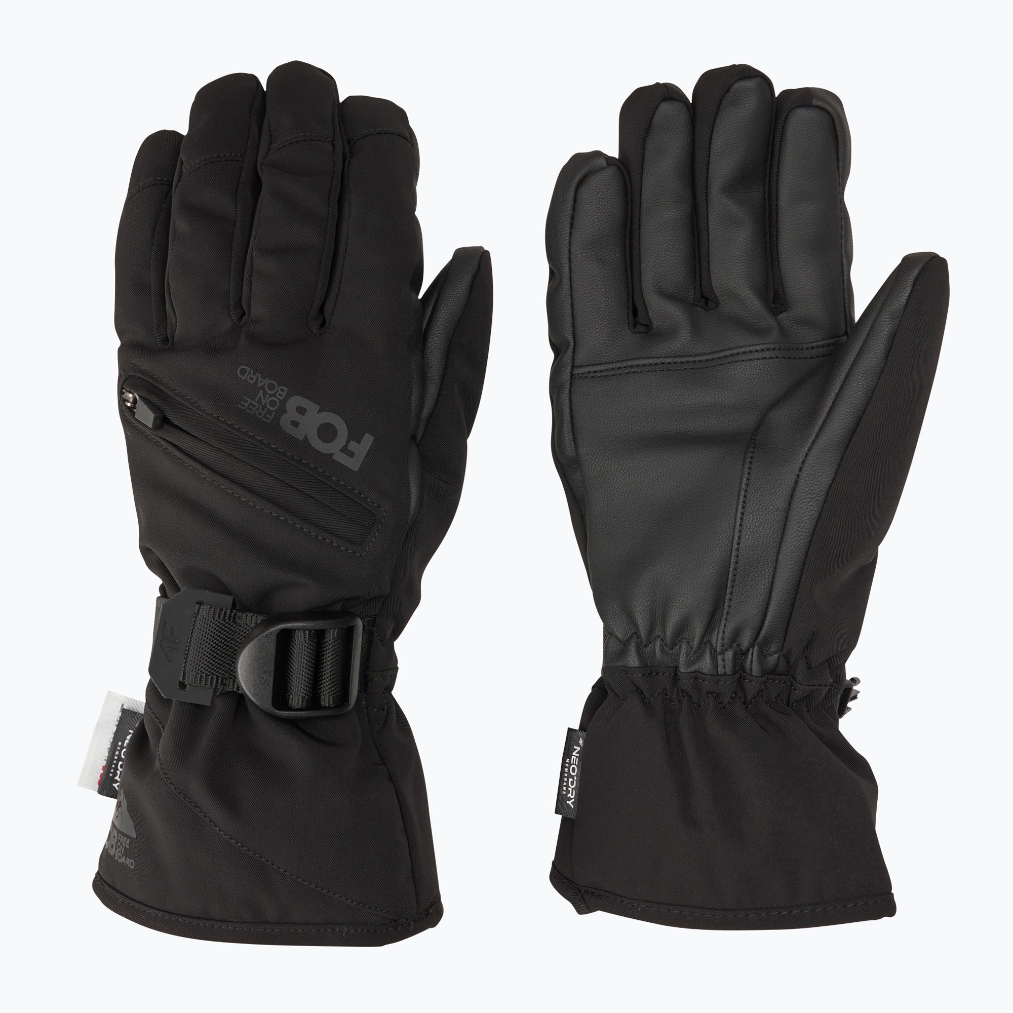 Pánske snowboardové rukavice 4F FNK M151 black (FNK M151 21S 4FWAW24AFGLM151)