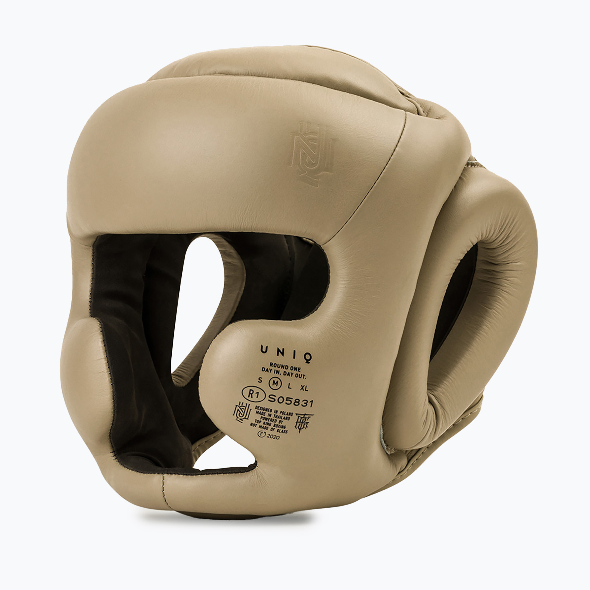 Boxerská prilba UNIQ Full Coverage classic beige (Full Coverage UQHGF-C3-GY)