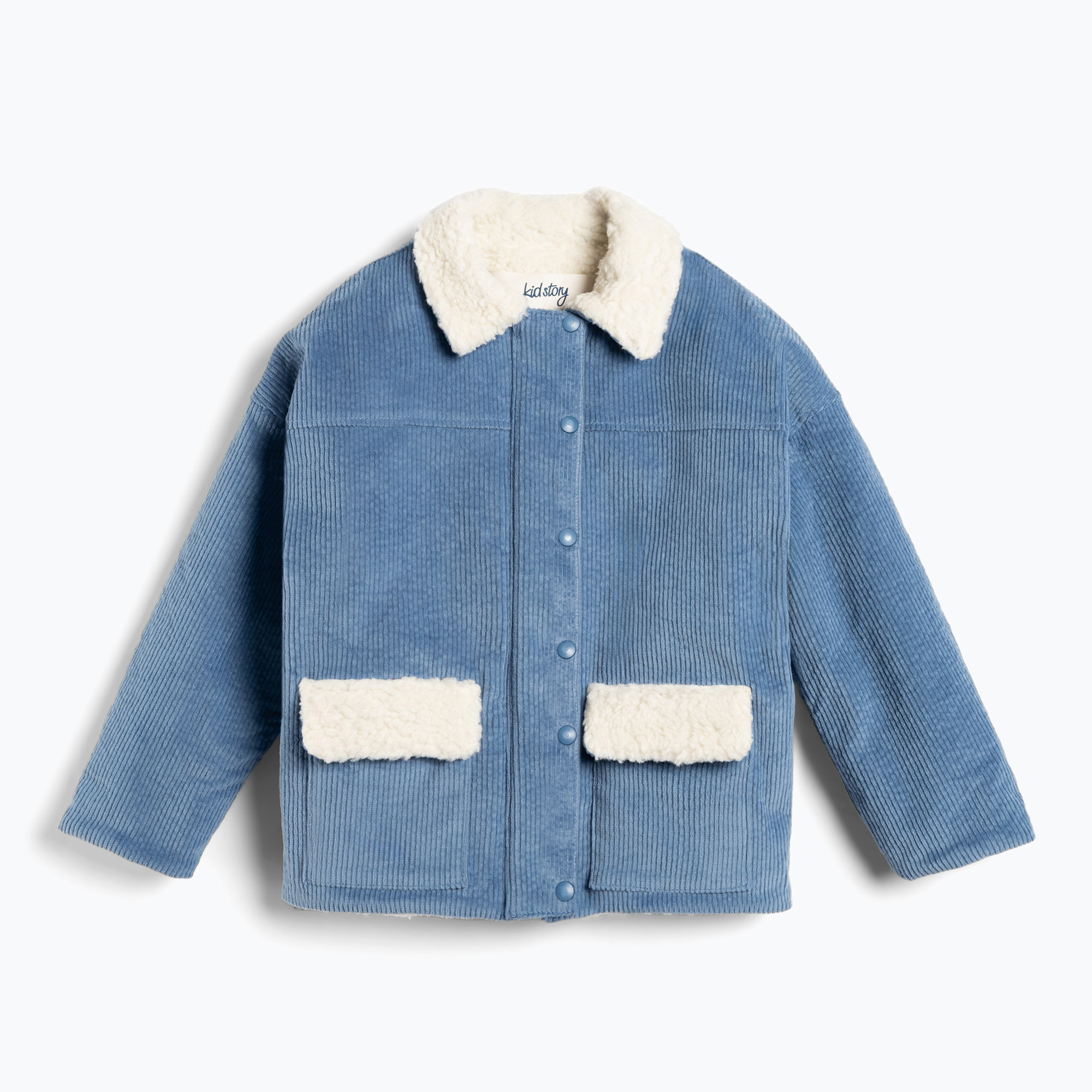 Detská bunda KID STORY Teddy air blue cookie (Teddy JACKTEDABC)